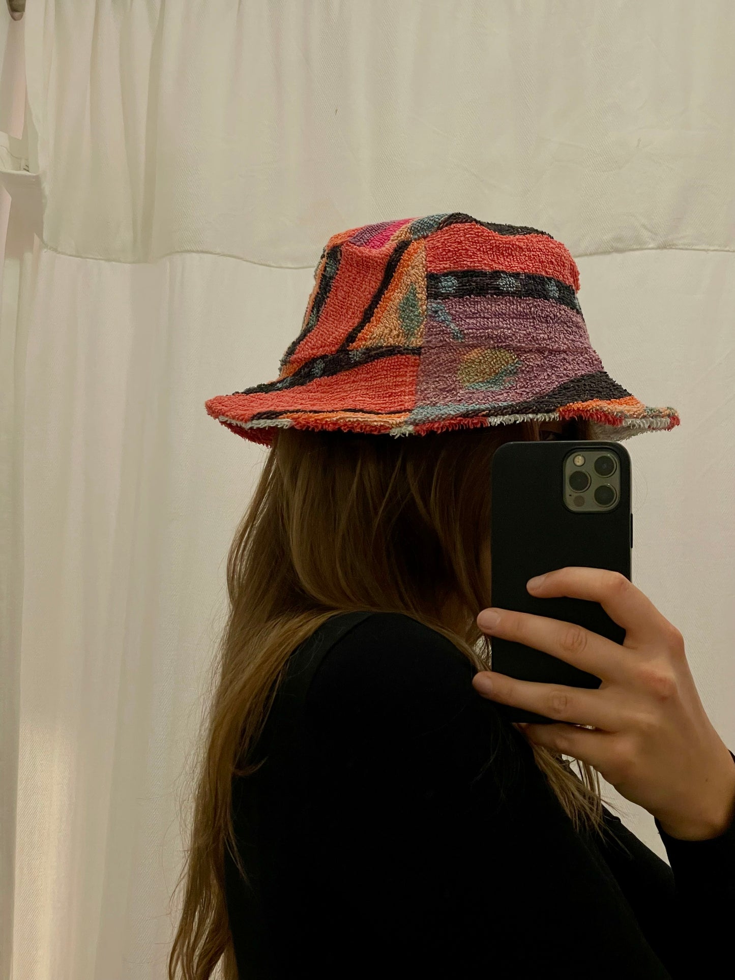 Reversible Bucket Hat stripey / L