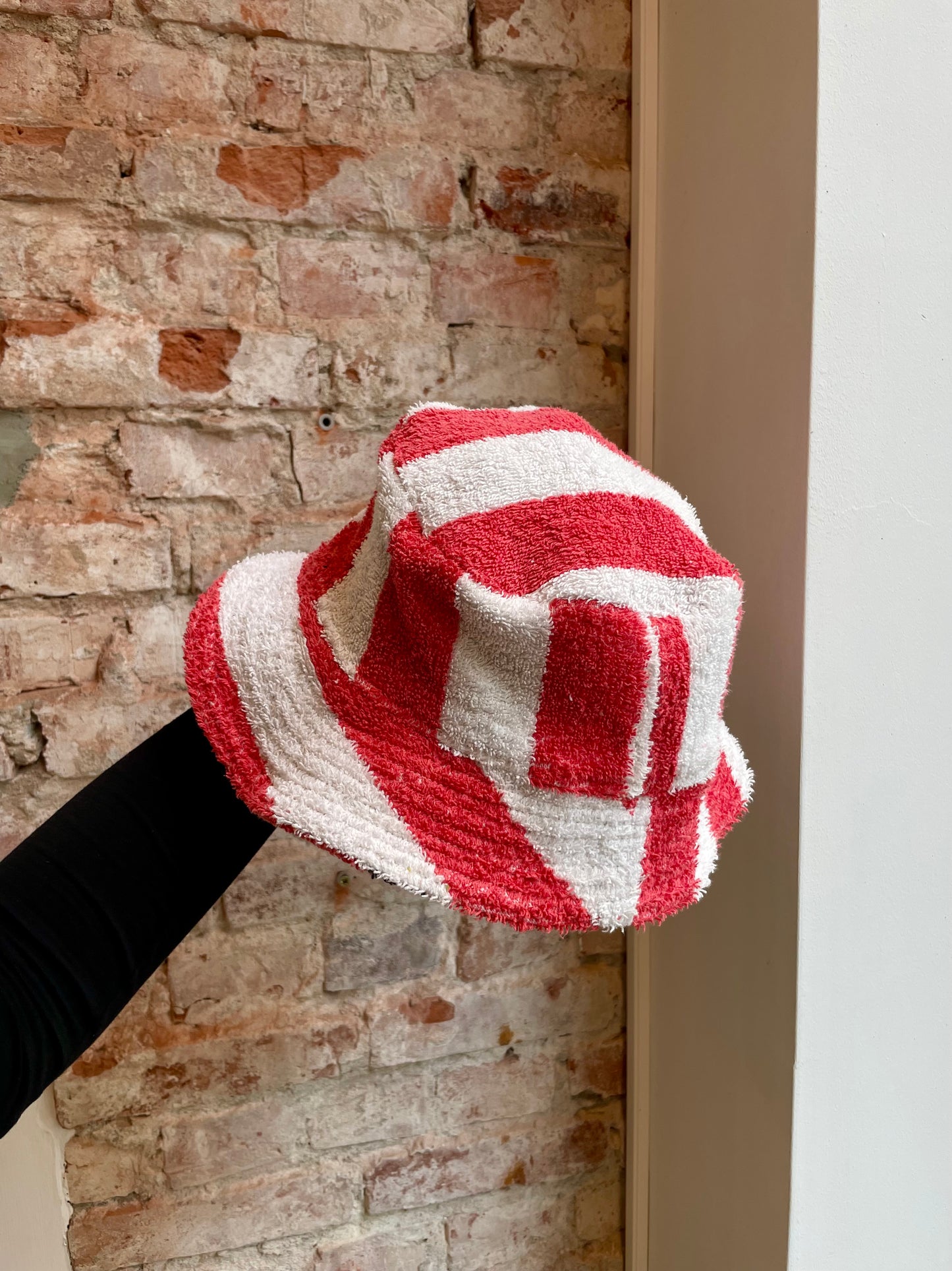 Reversible Bucket Hat stripey / L