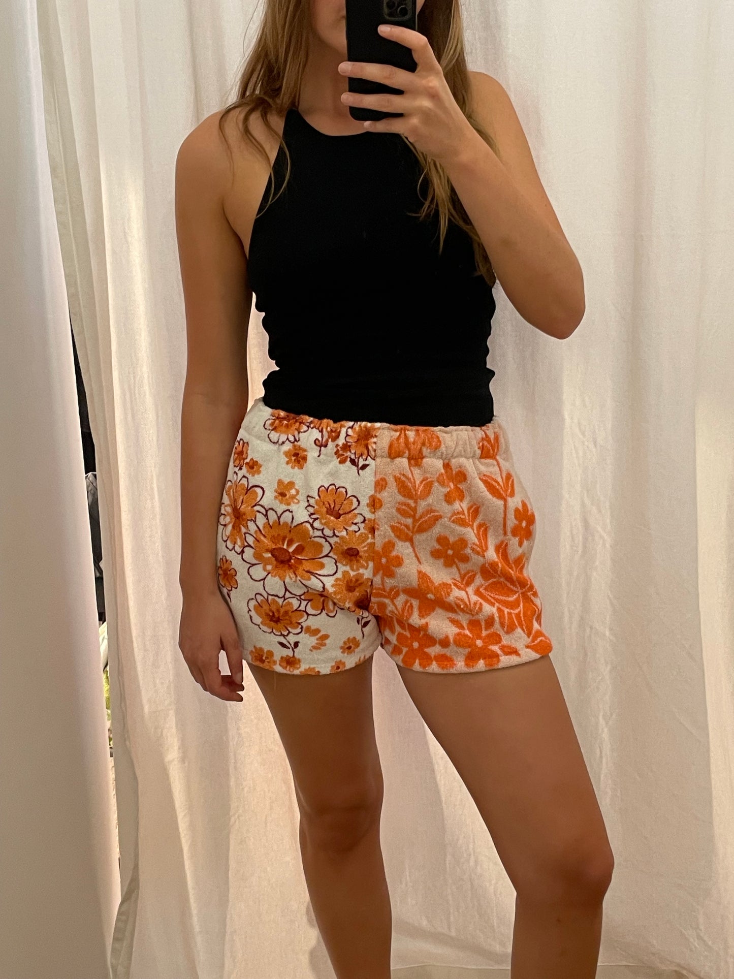 Frottee Shorts tangerine/ M
