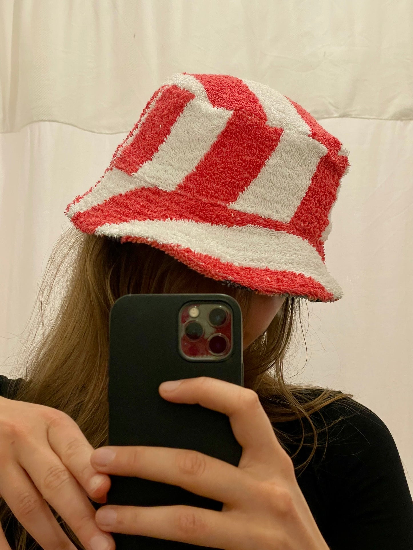 Reversible Bucket Hat stripey / L