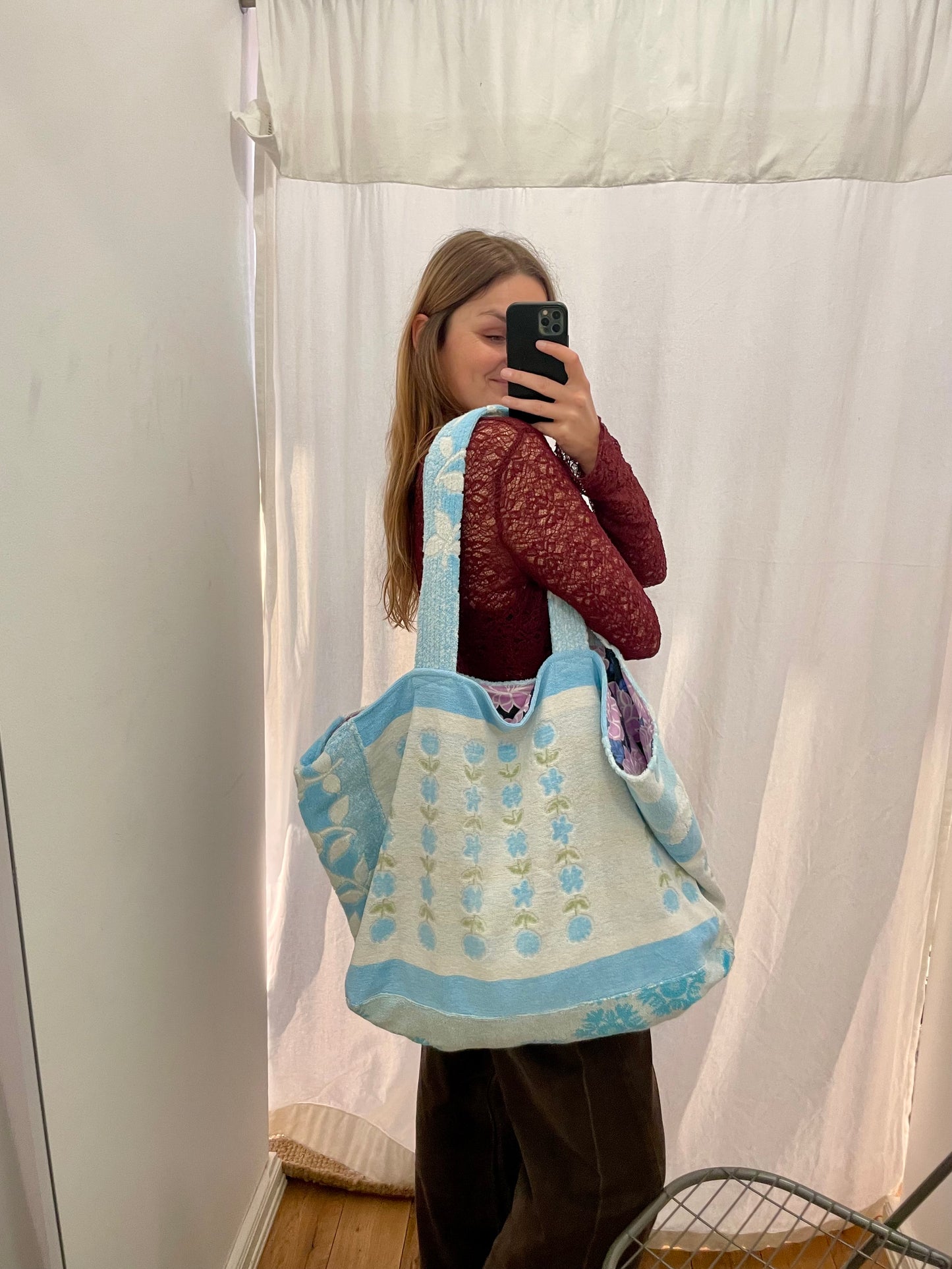 XXL Beach Bag cloudy romantic