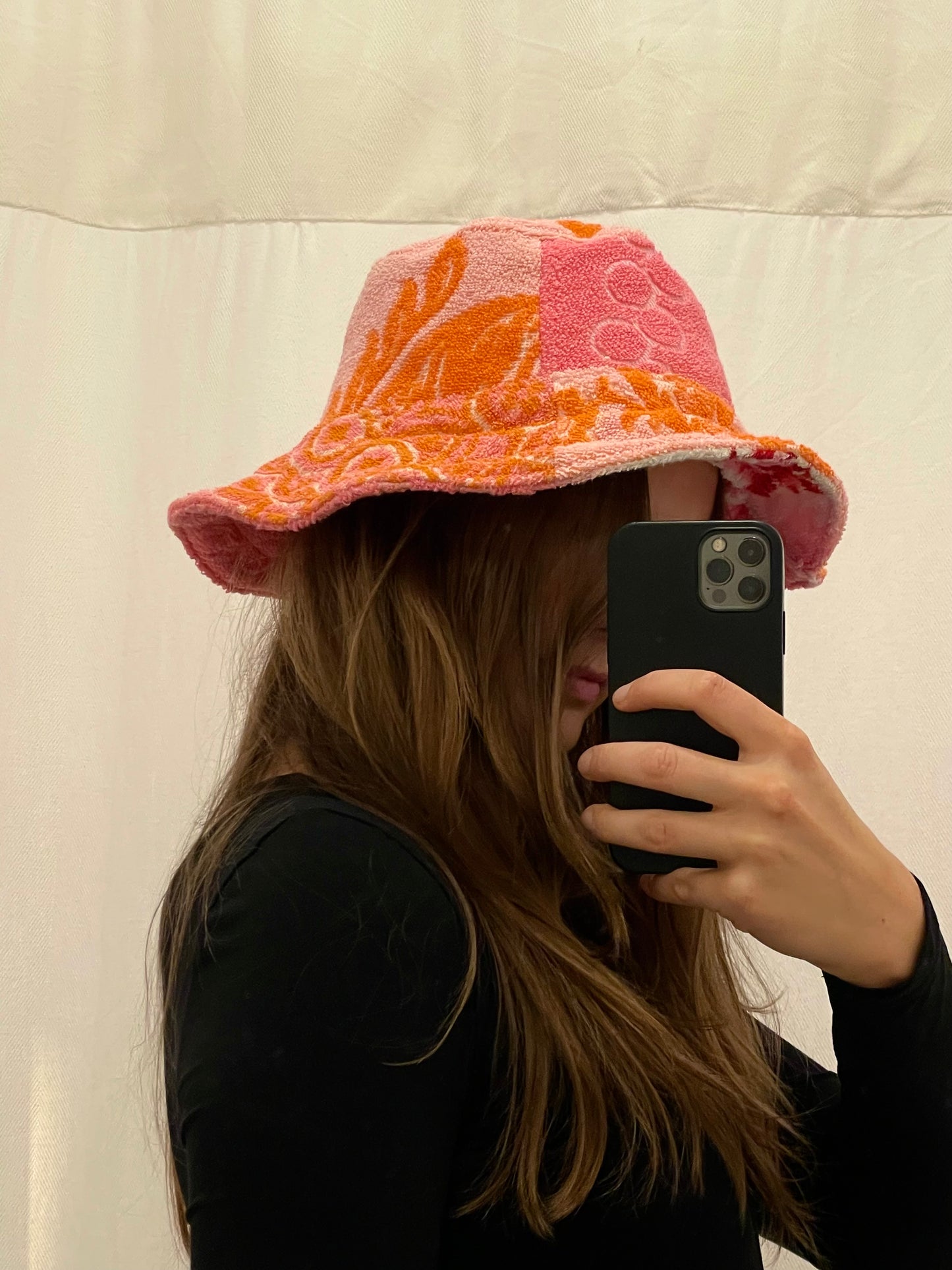 Reversible Bucket Hat rosy dream / XL