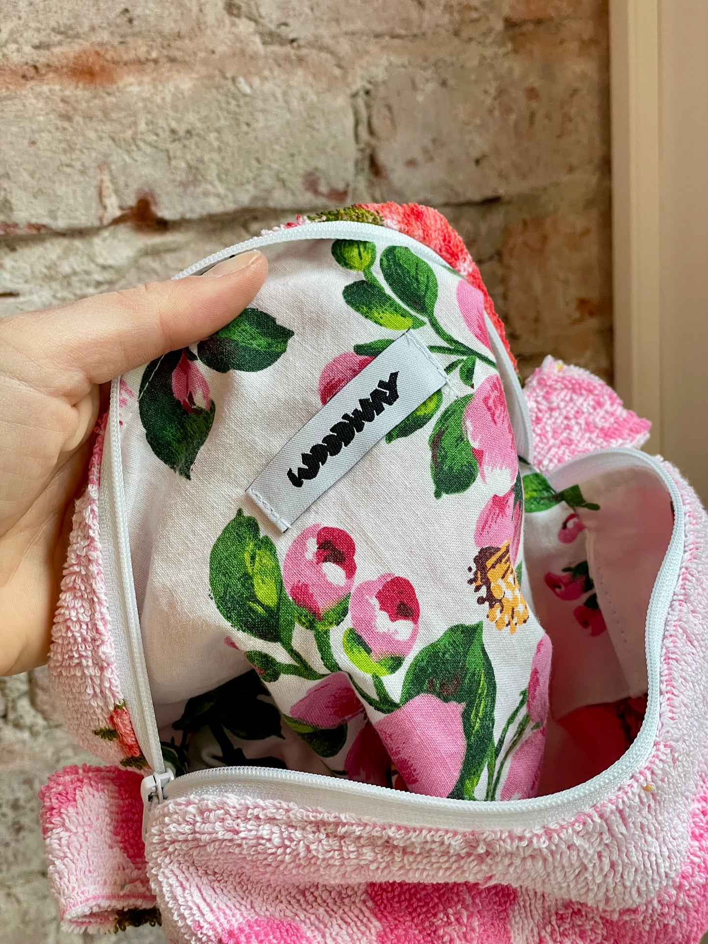 Cosmetic bag patchwork „She“