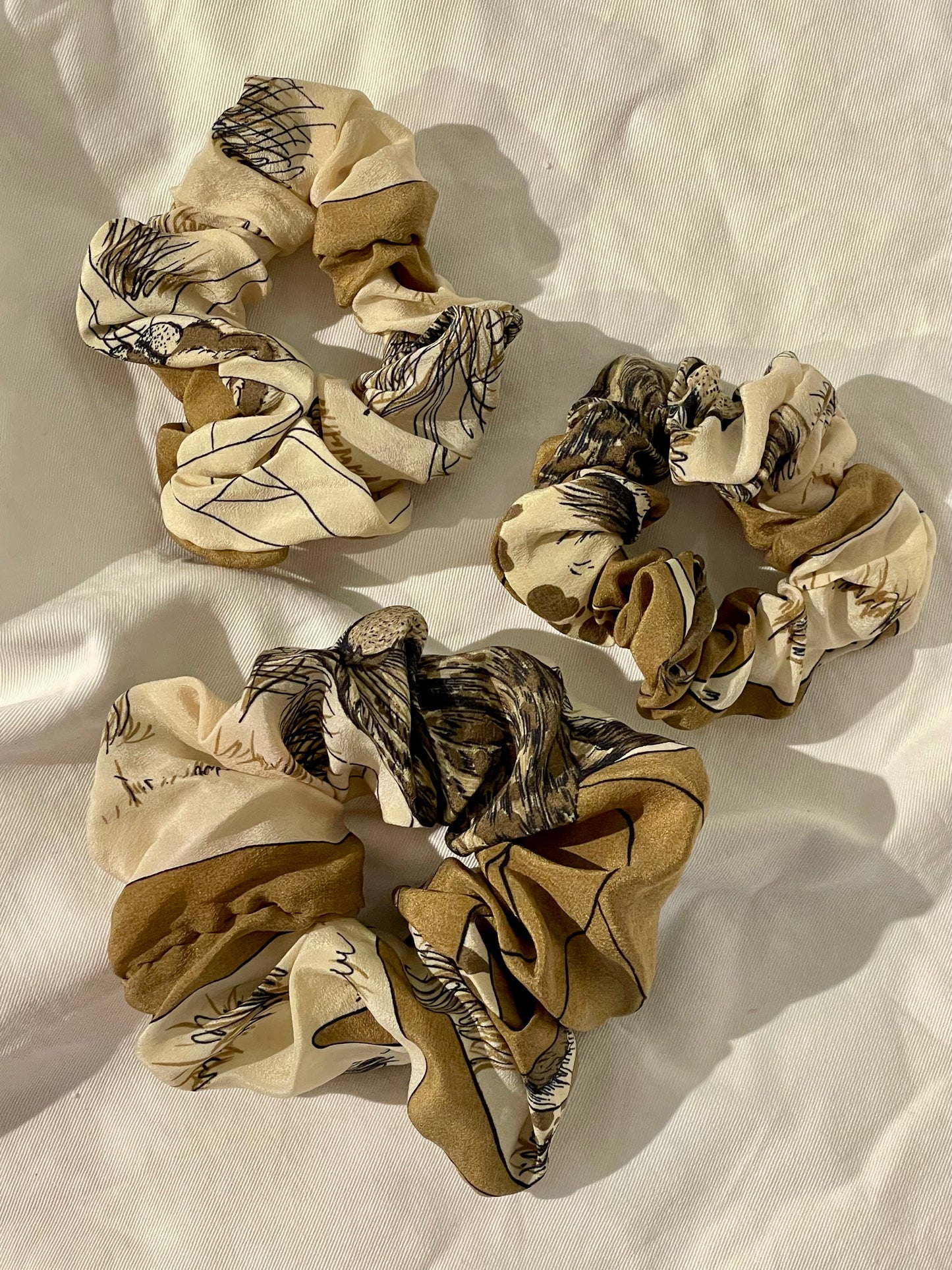 Scrunchie moss green