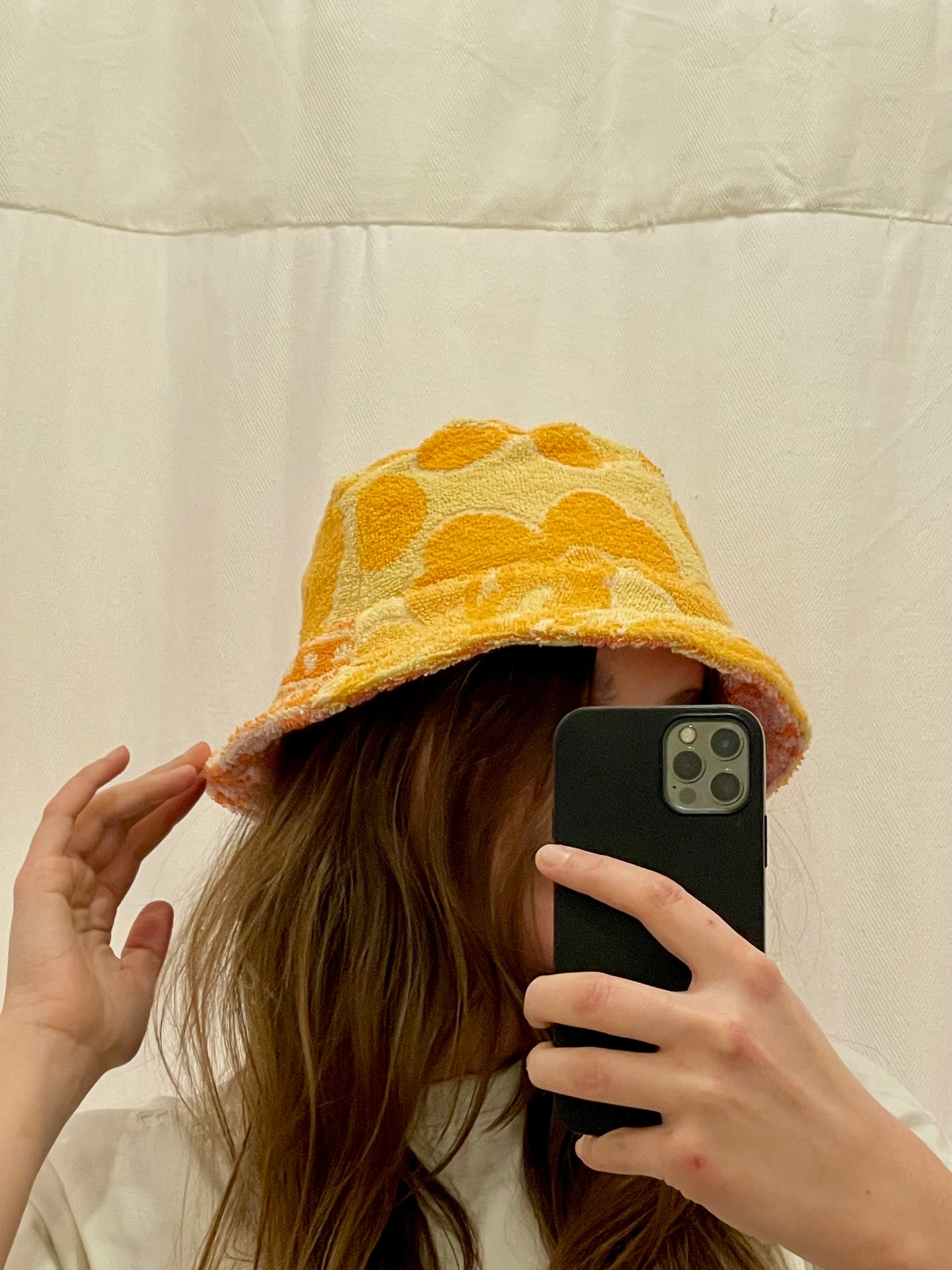 Reversible Bucket Hat golden hour / L