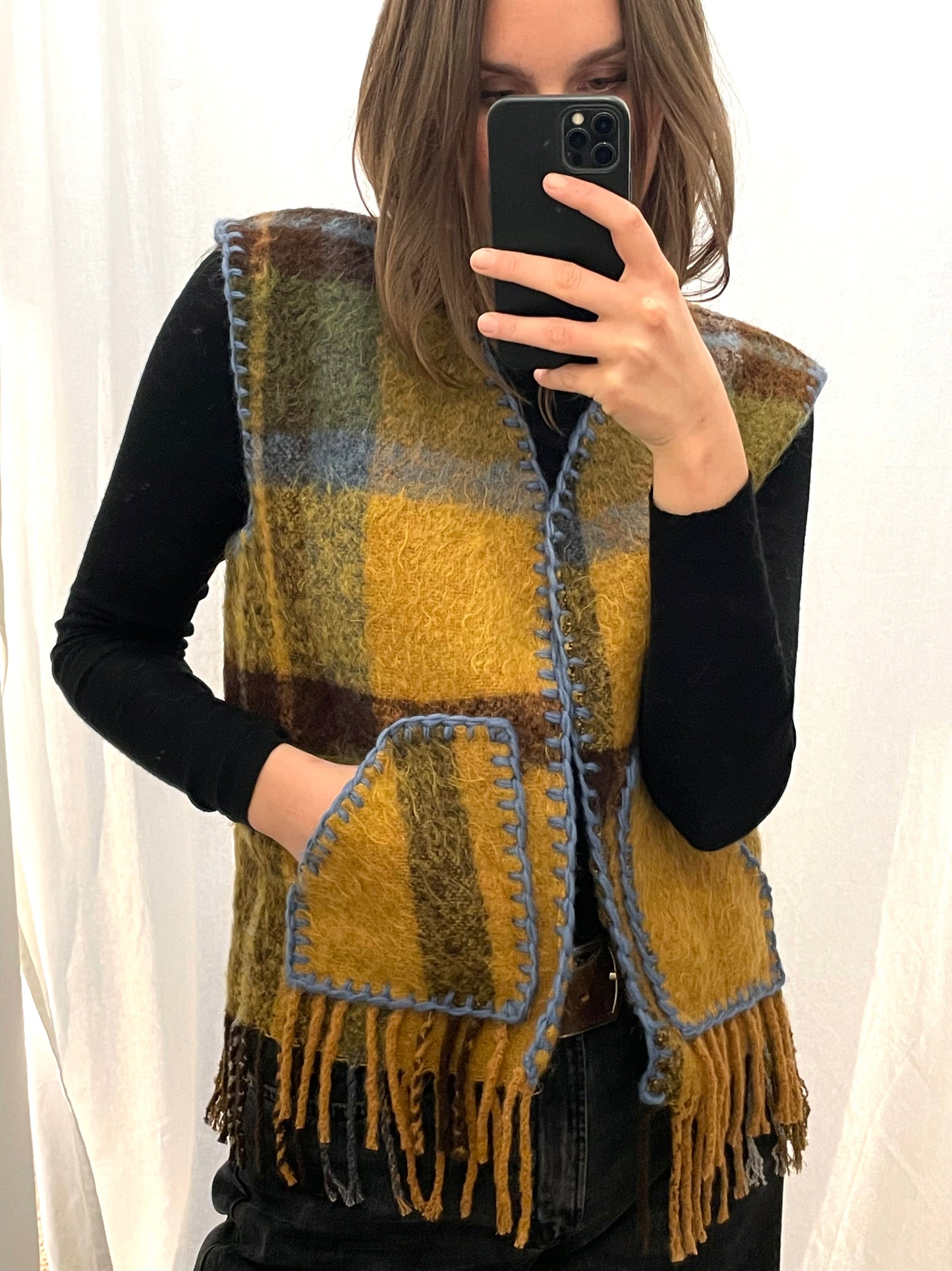 Weste Adan warm tartan/ S