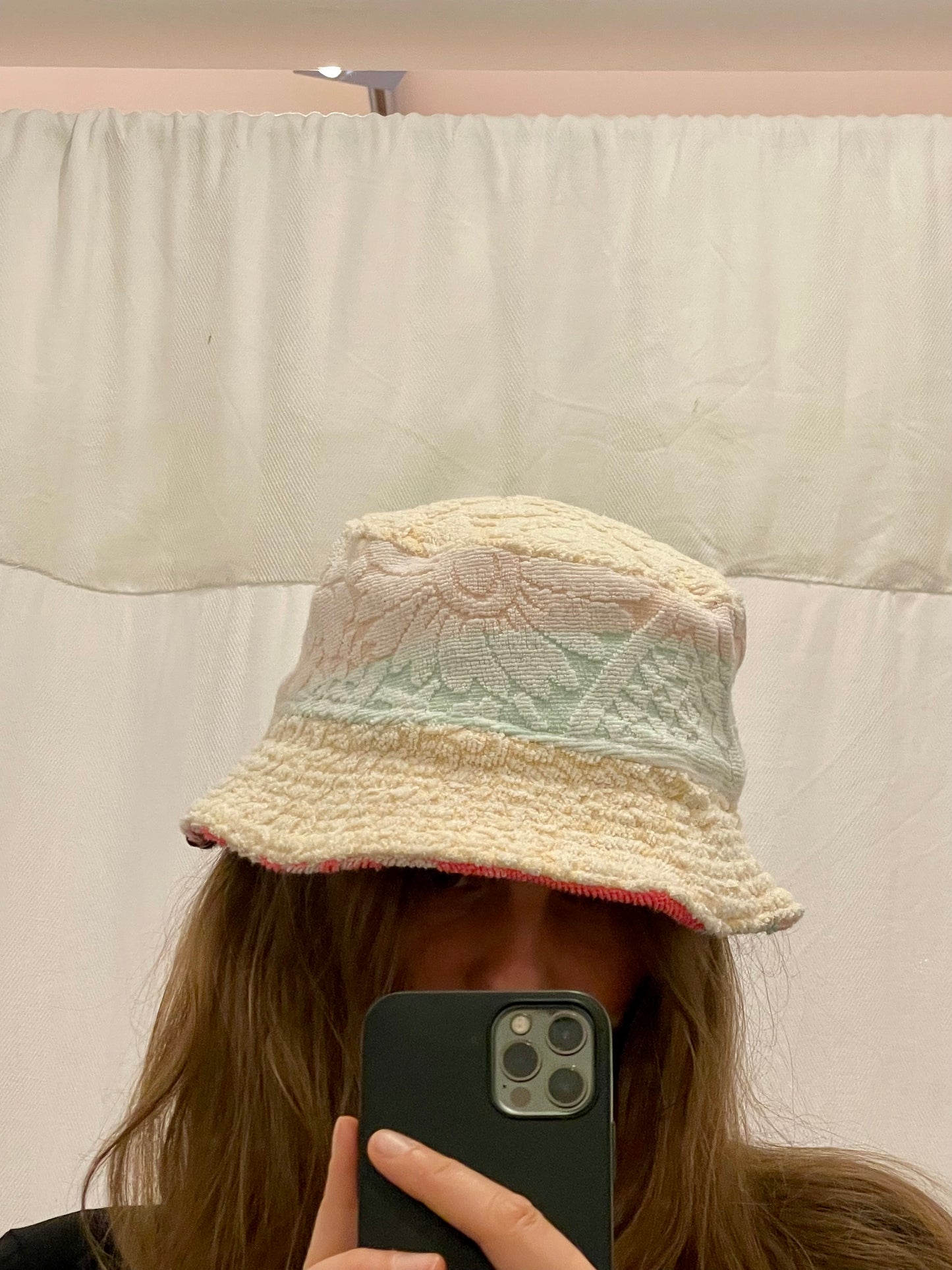 Reversible Bucket Hat rosy love / M