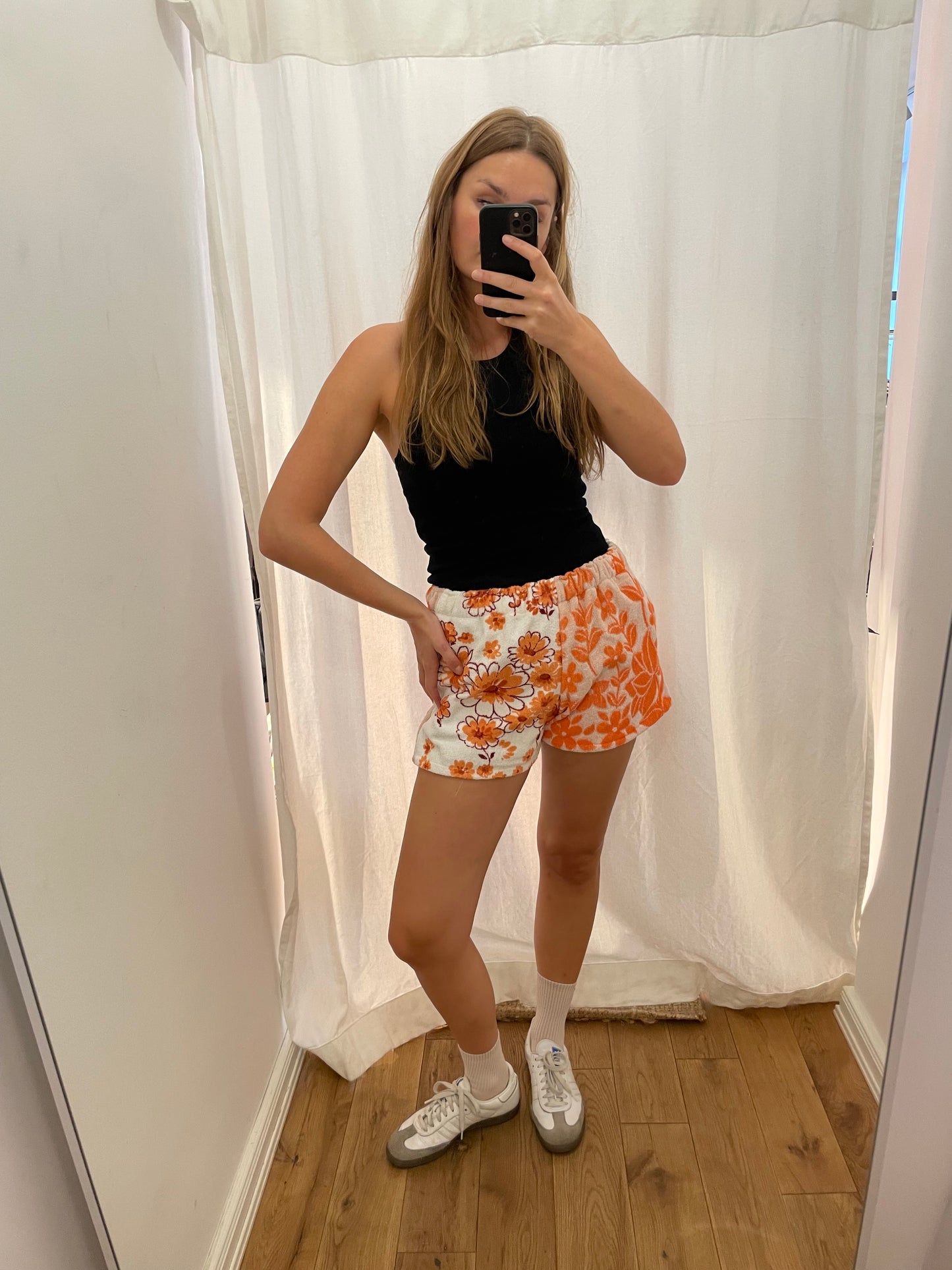 Frottee Shorts tangerine/ M