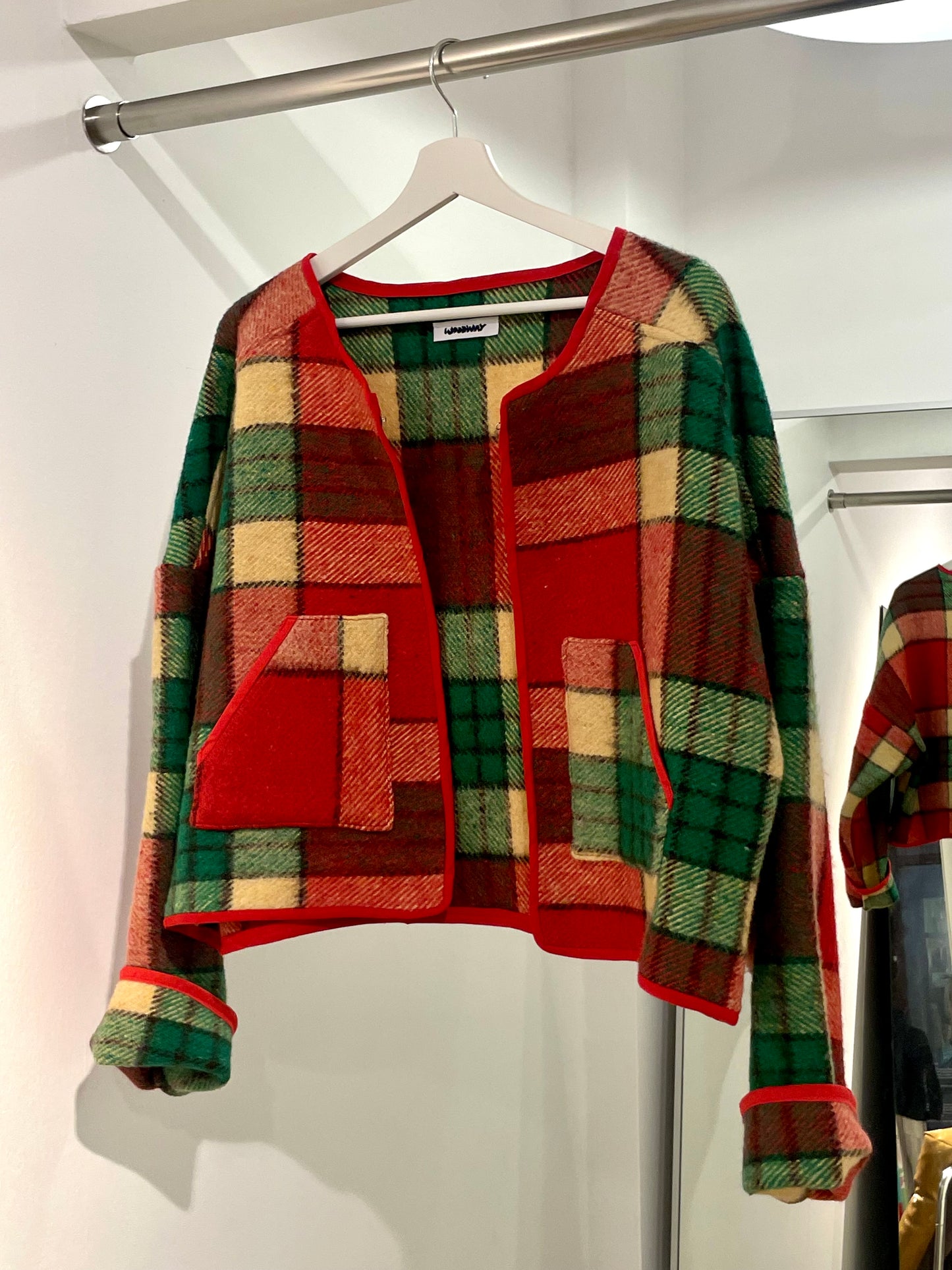 Jacke Emmi fire tartan / S-XL