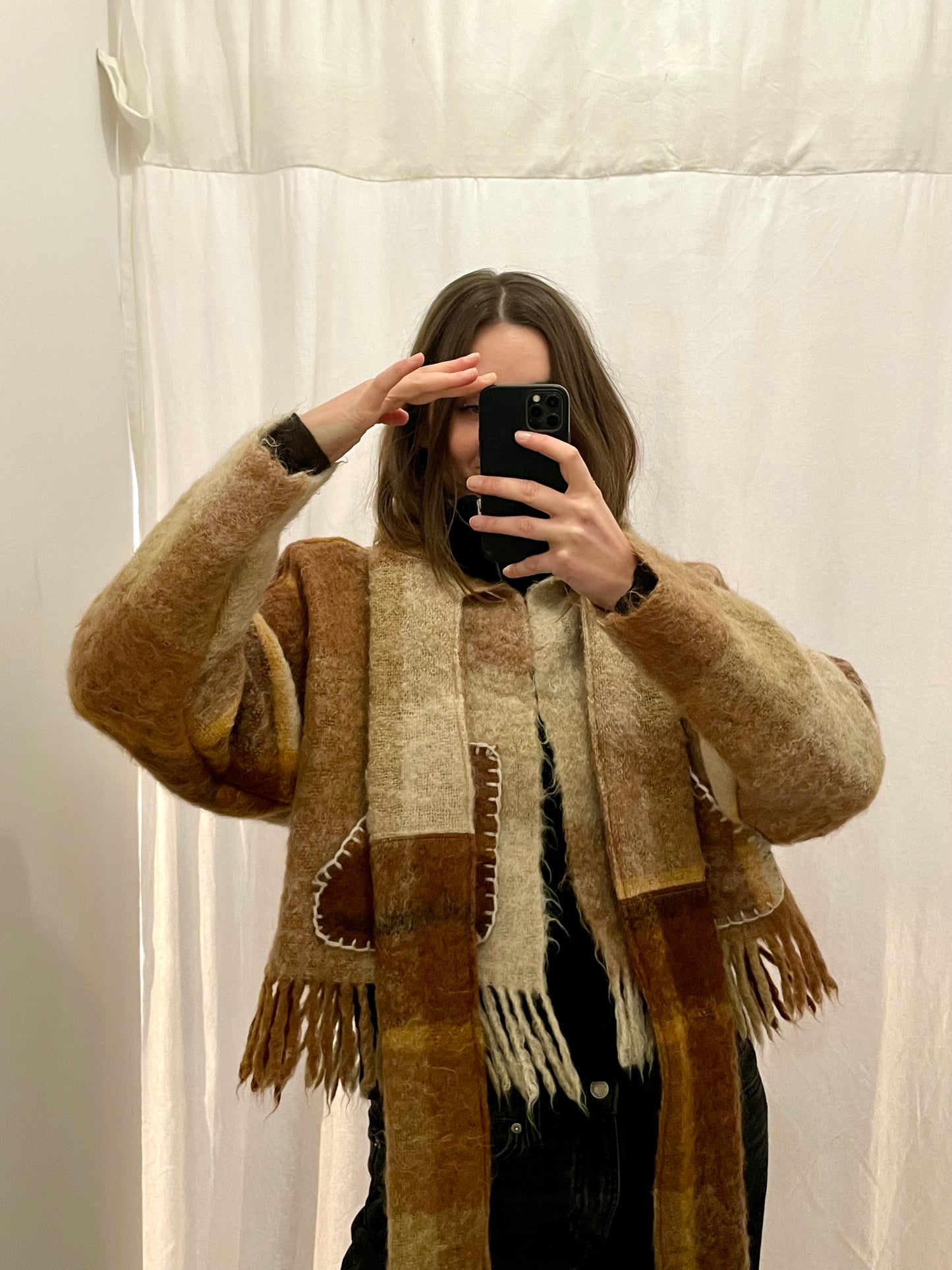 Jacke Emmi warm tartan / S-XL