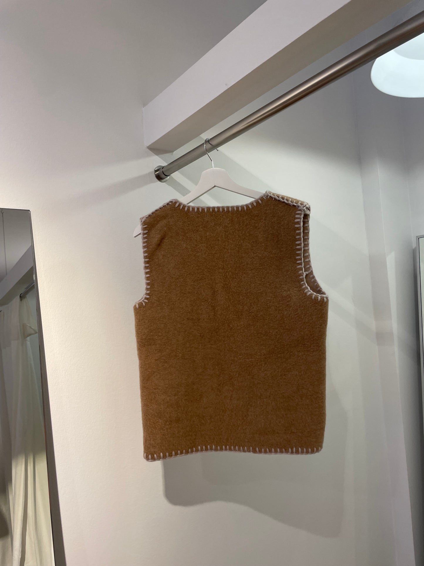 Weste Adan soft camel / XS/S