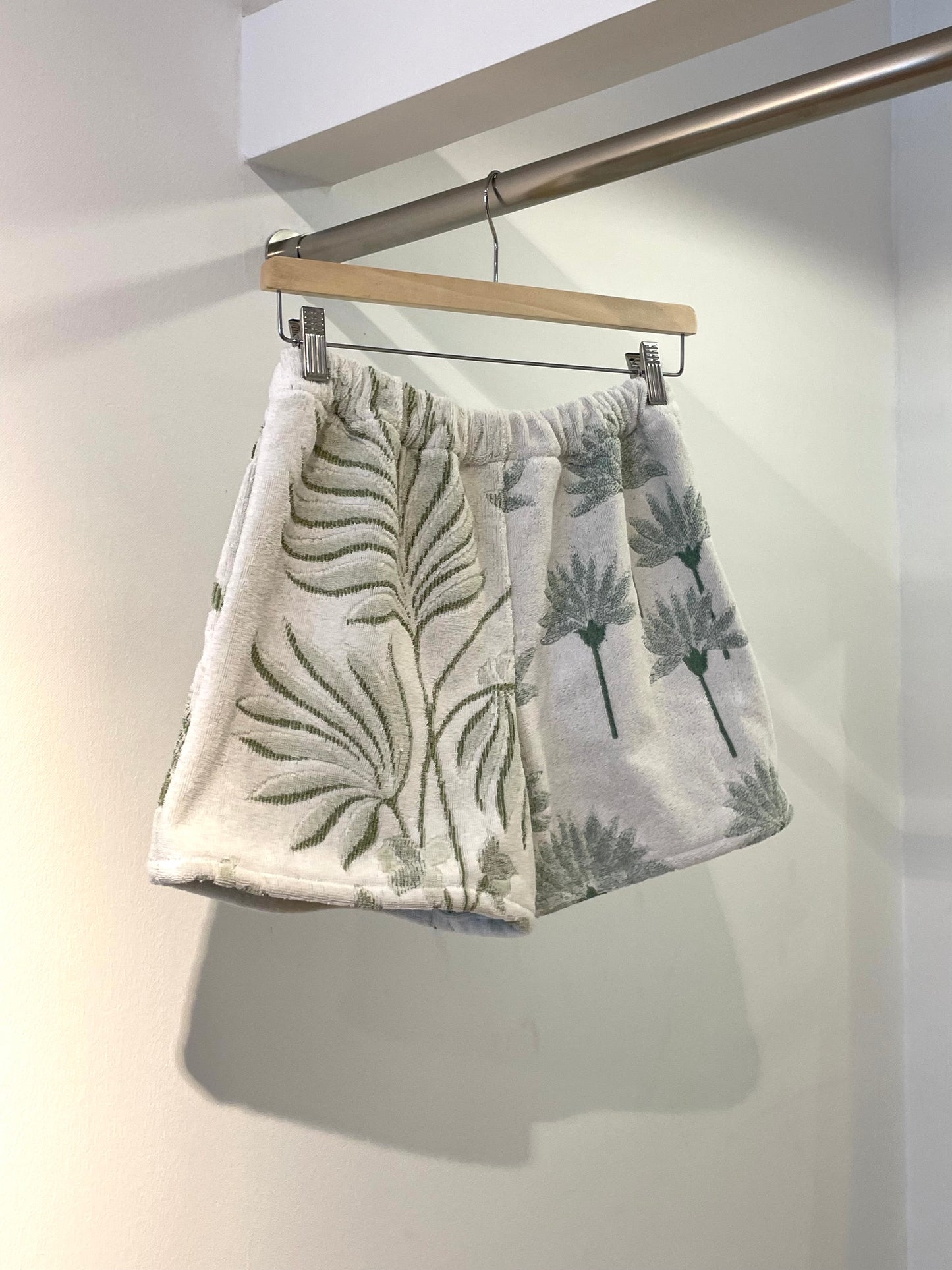 Frottee Shorts mint garden / M
