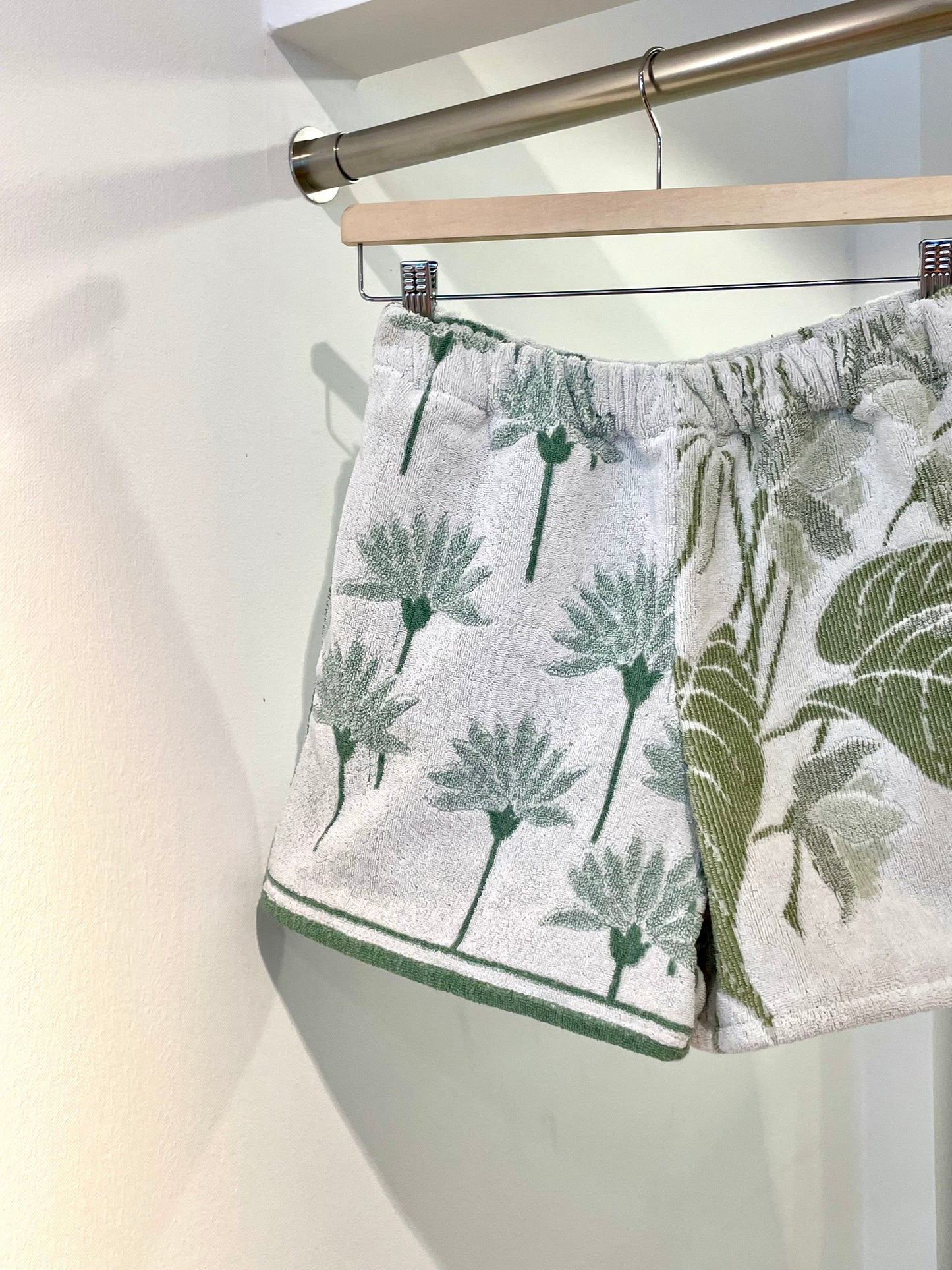 Frottee Shorts mint garden / M