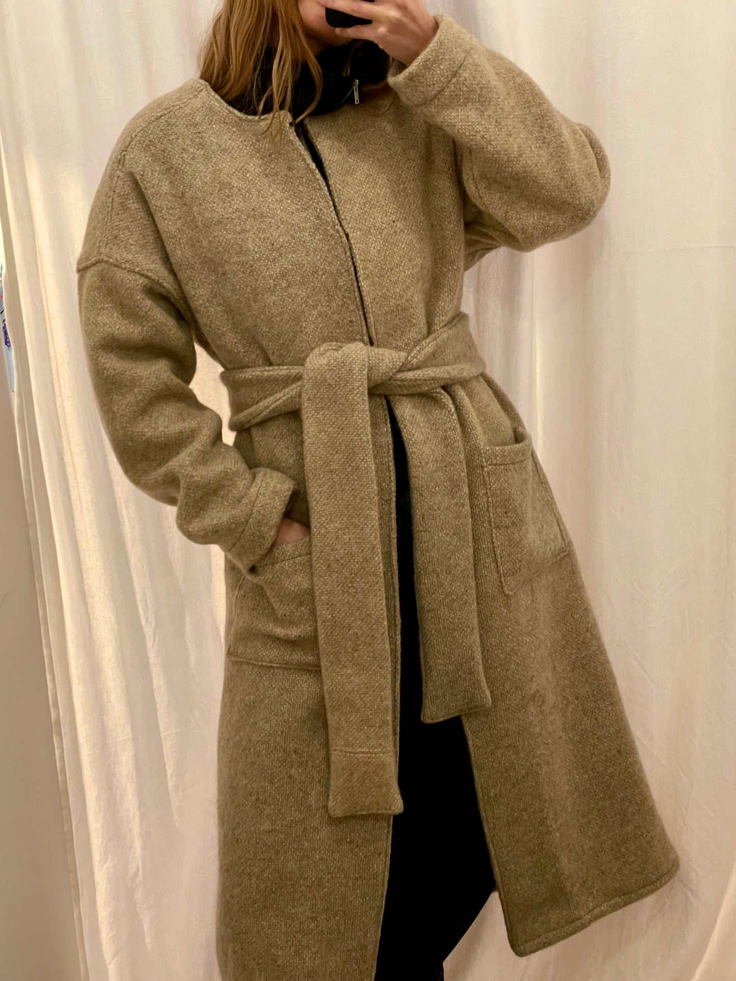 Jacke Emmi Long nature / S-XL