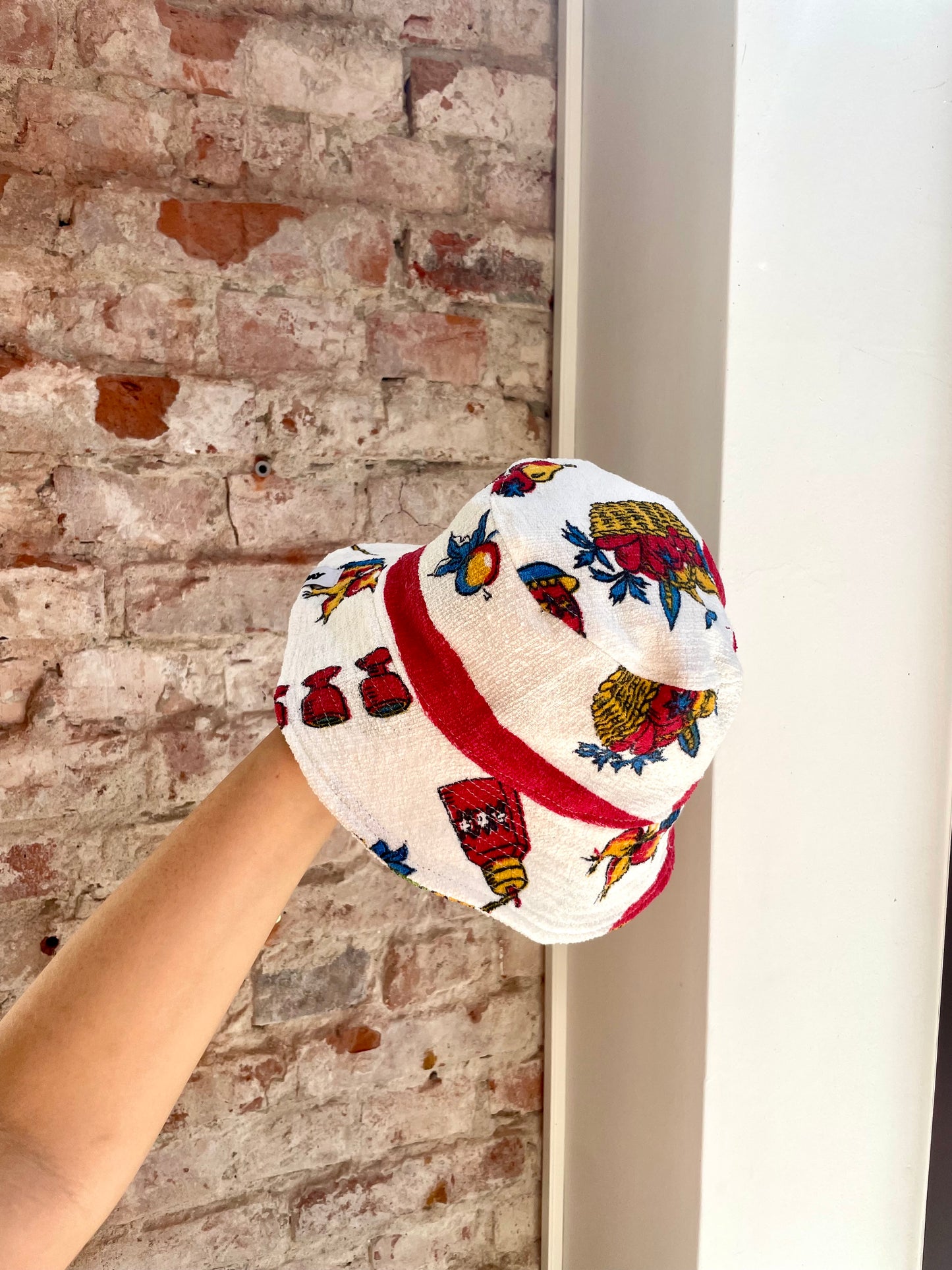 Reversible Bucket Hat vegetable recipe / L