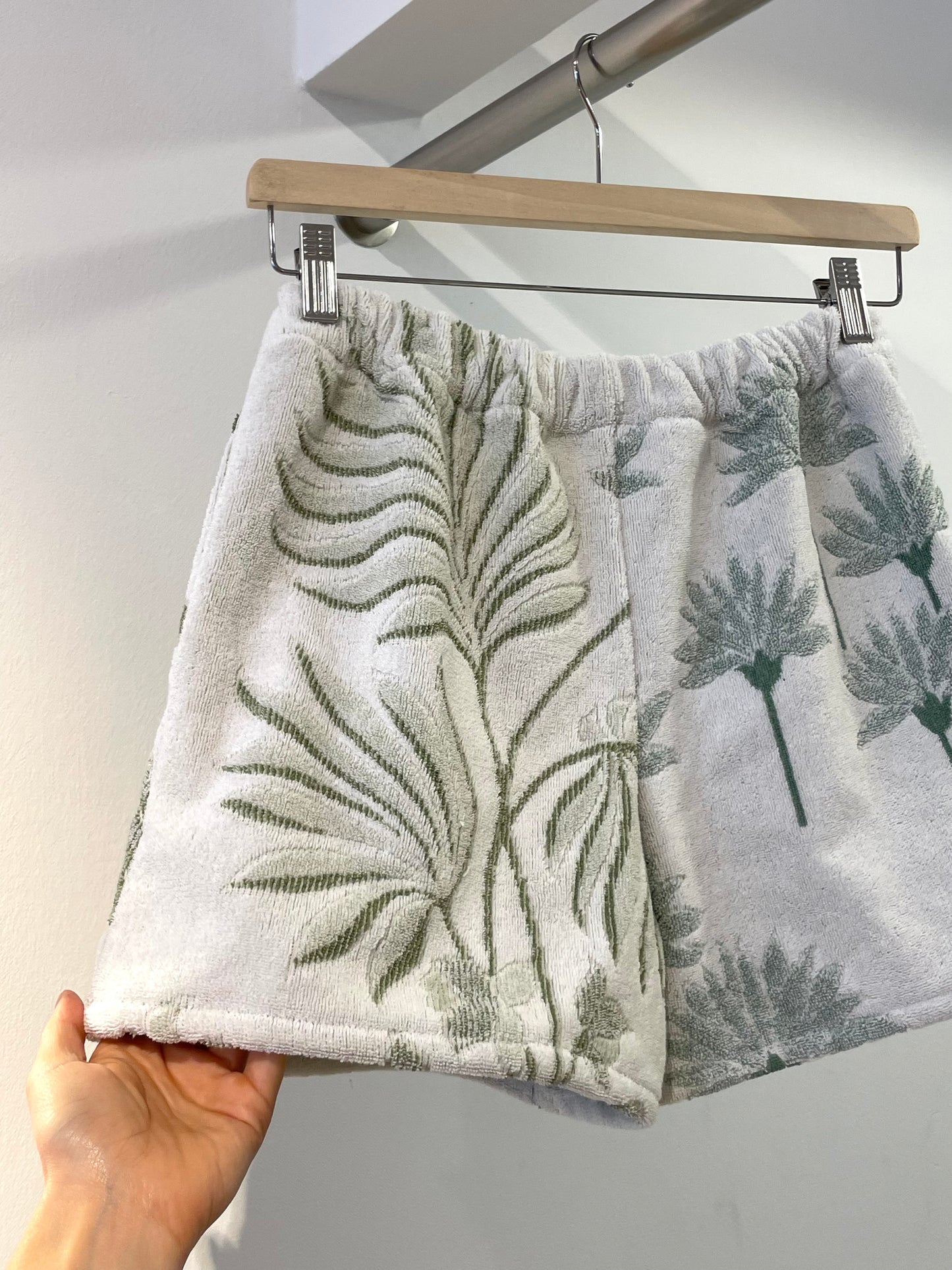 Frottee Shorts mint garden / M