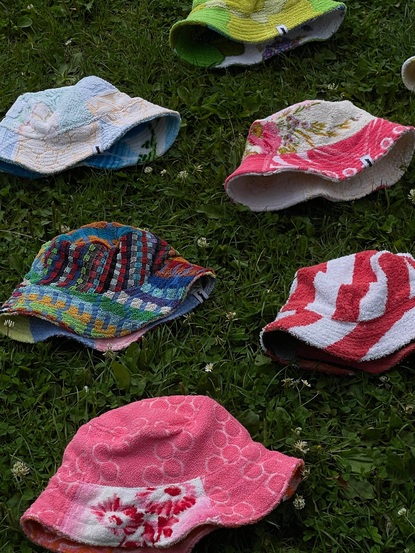 Reversible Bucket Hat stripey / L