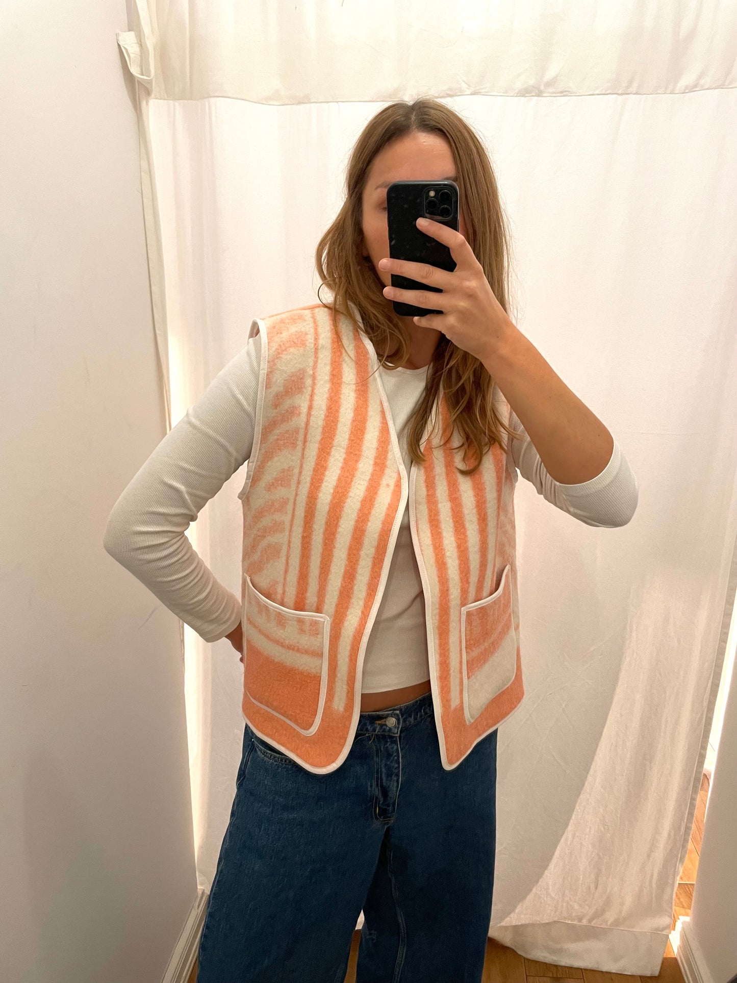 Weste Adan soft rosé vol. 1 / L