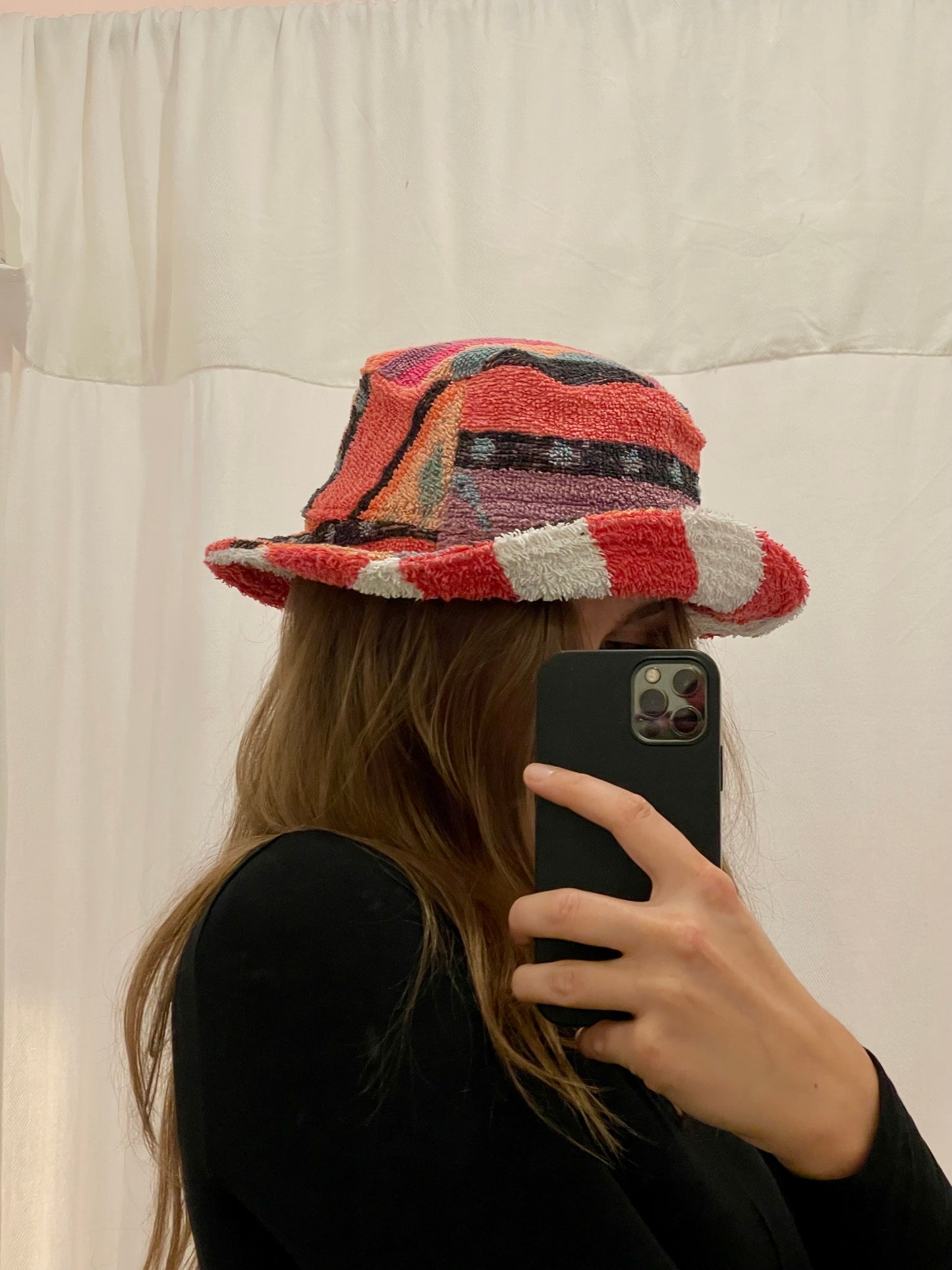 Reversible Bucket Hat stripey / L