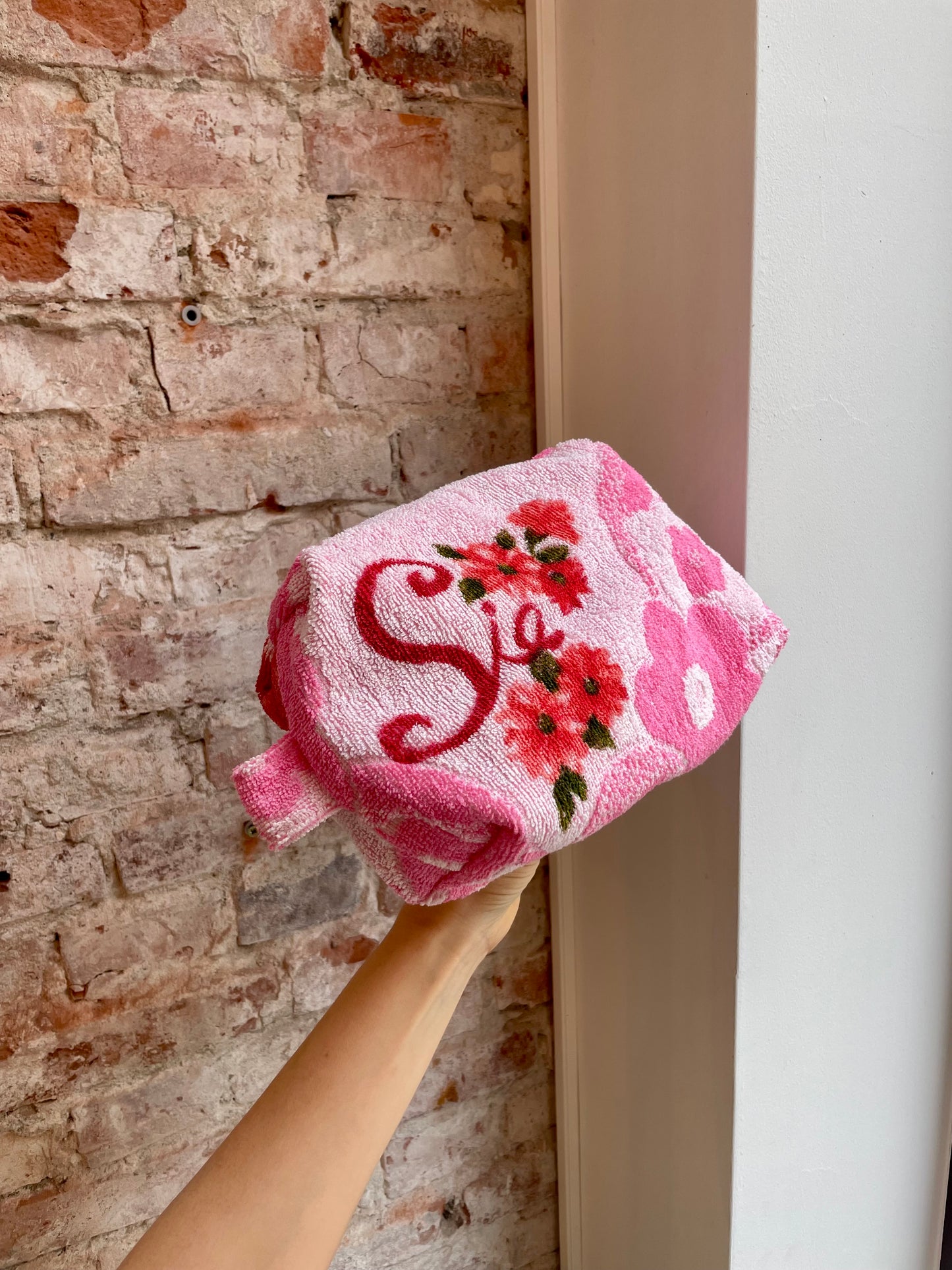 Cosmetic bag patchwork „She“