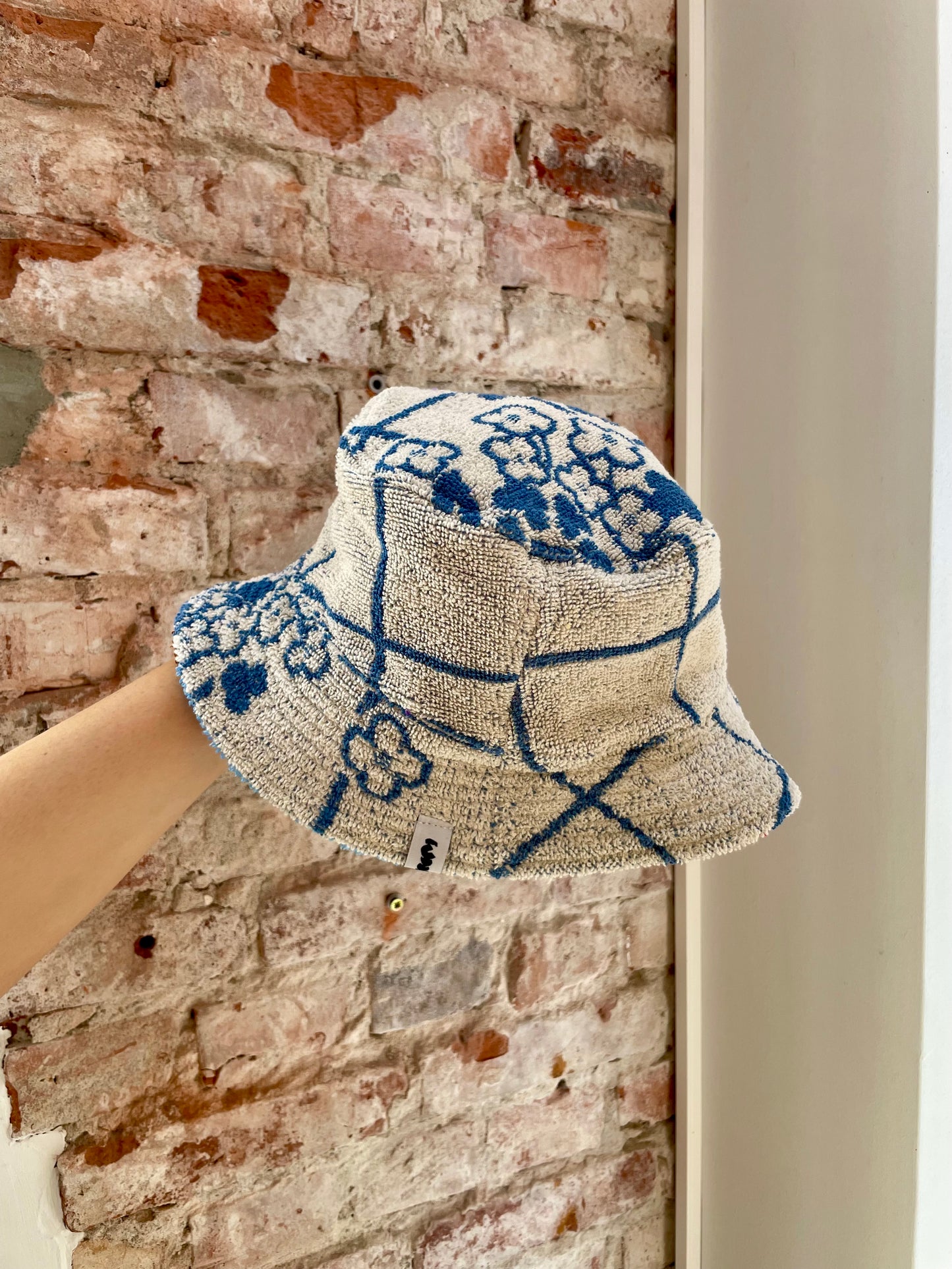 Reversible Bucket Hat comic flower