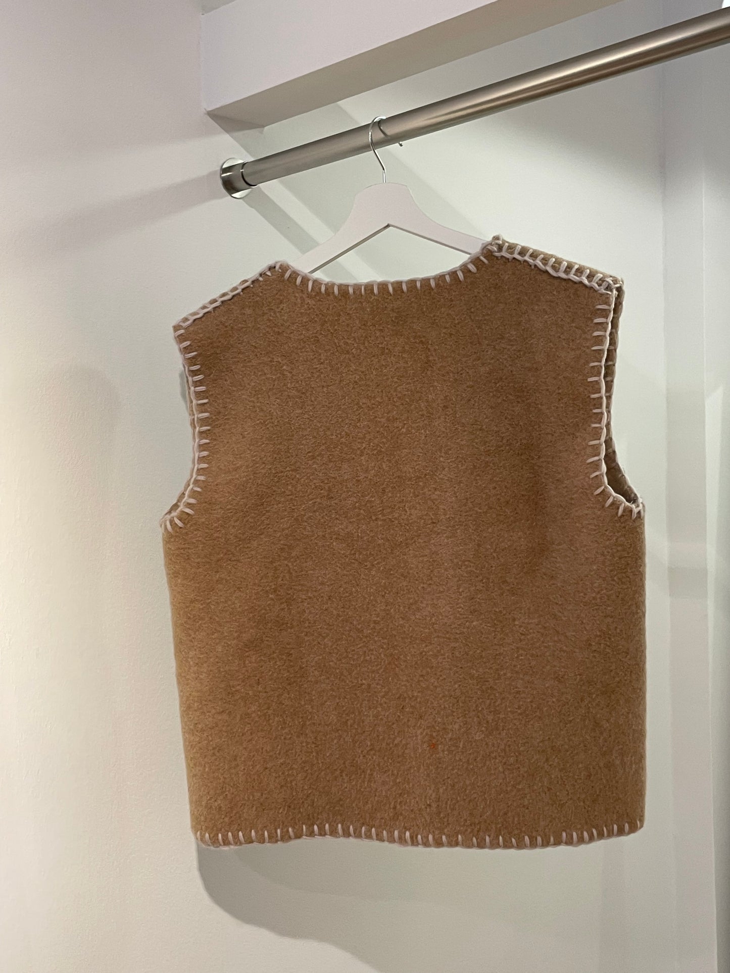 Weste Adan soft camel / L