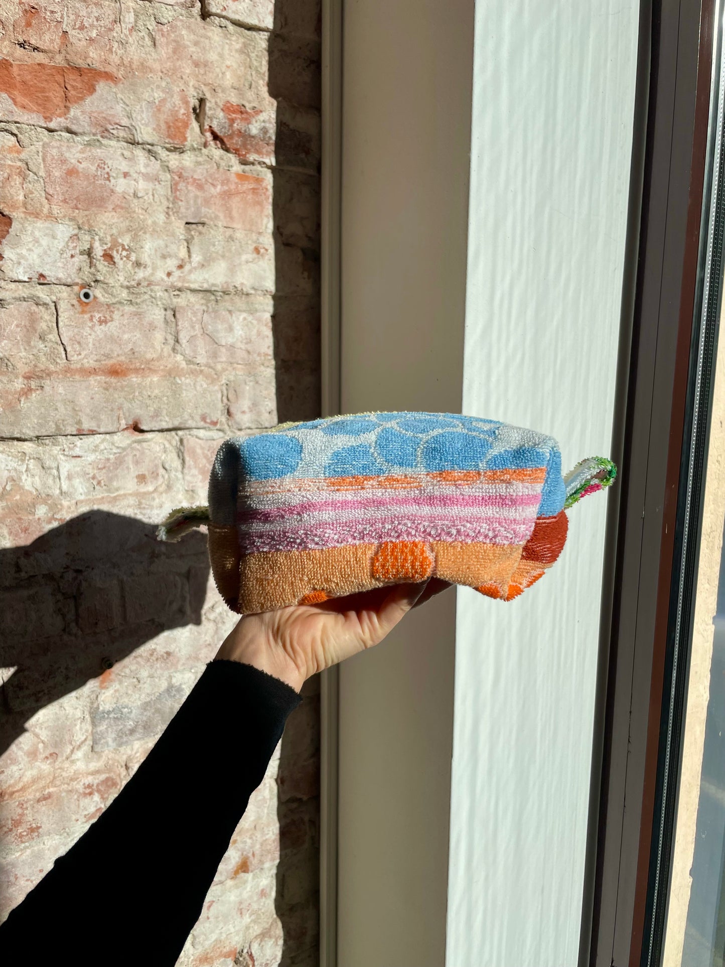 Cosmetic bag romantic patchwork