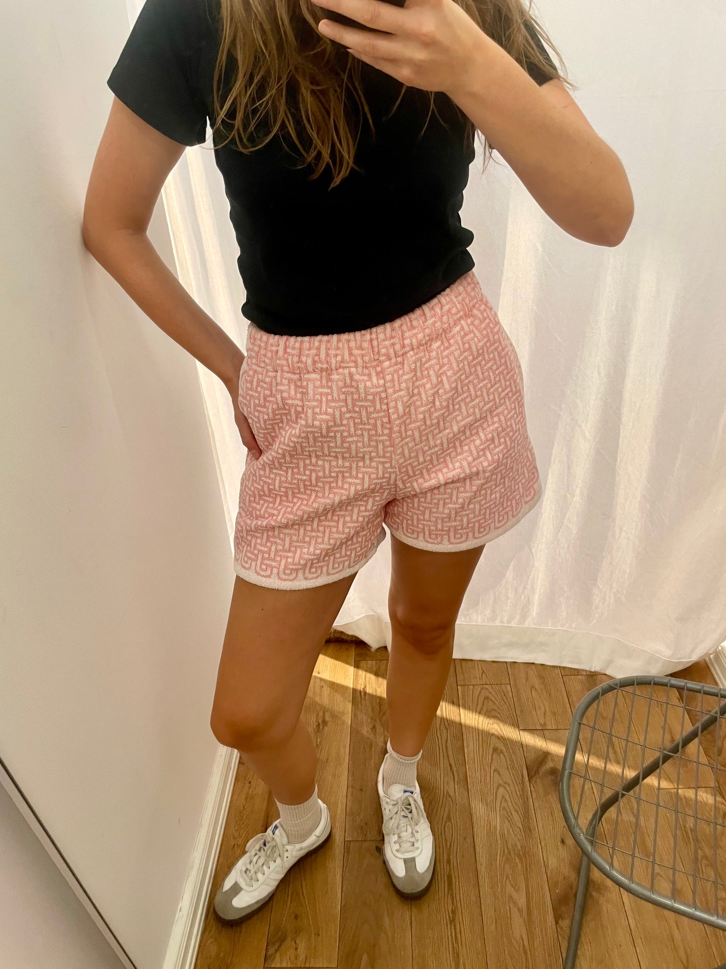 Frottee Shorts blush / XL