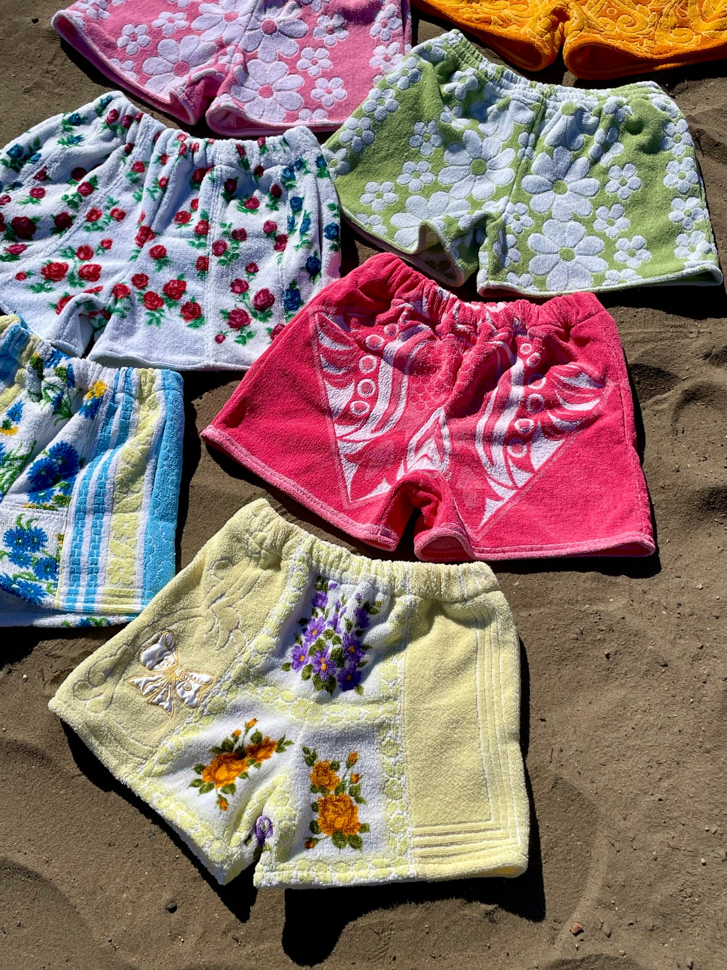 Frottee Shorts rasberry buttercup / S/M