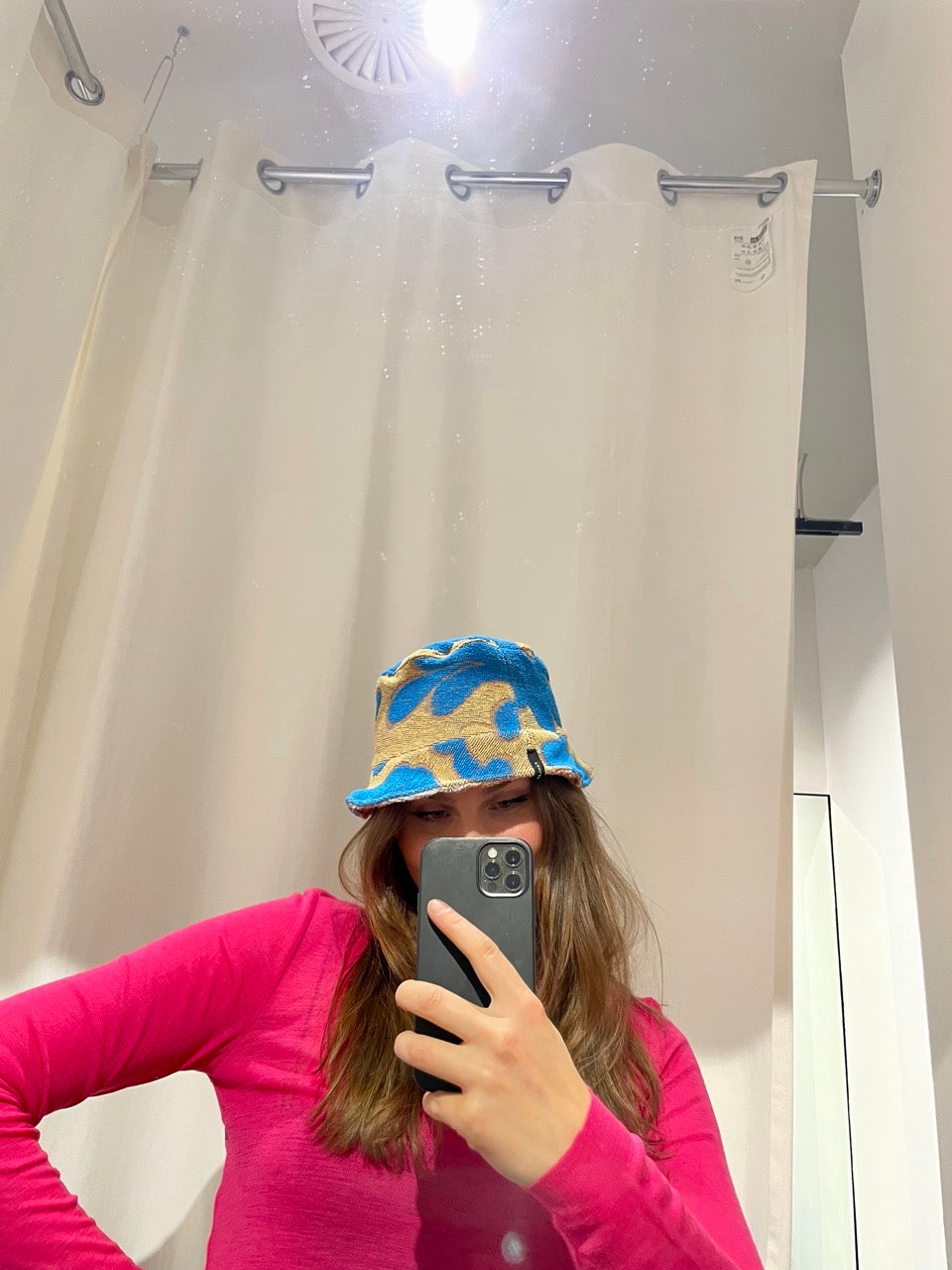 Reversible Bucket Hat royal jacquard / S/Kids