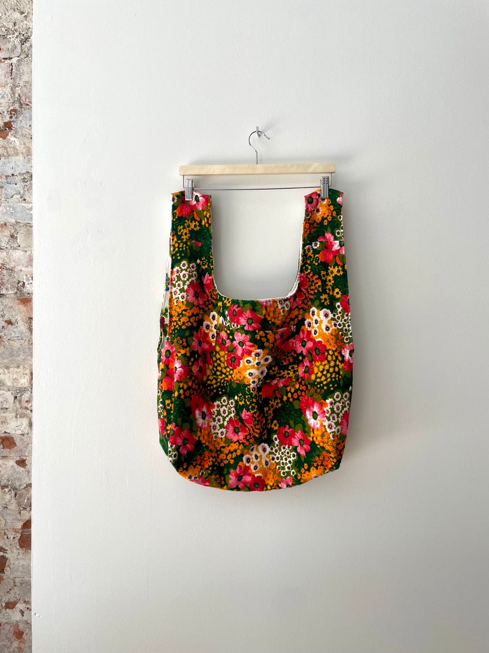Reversible XXL Shopper flower field