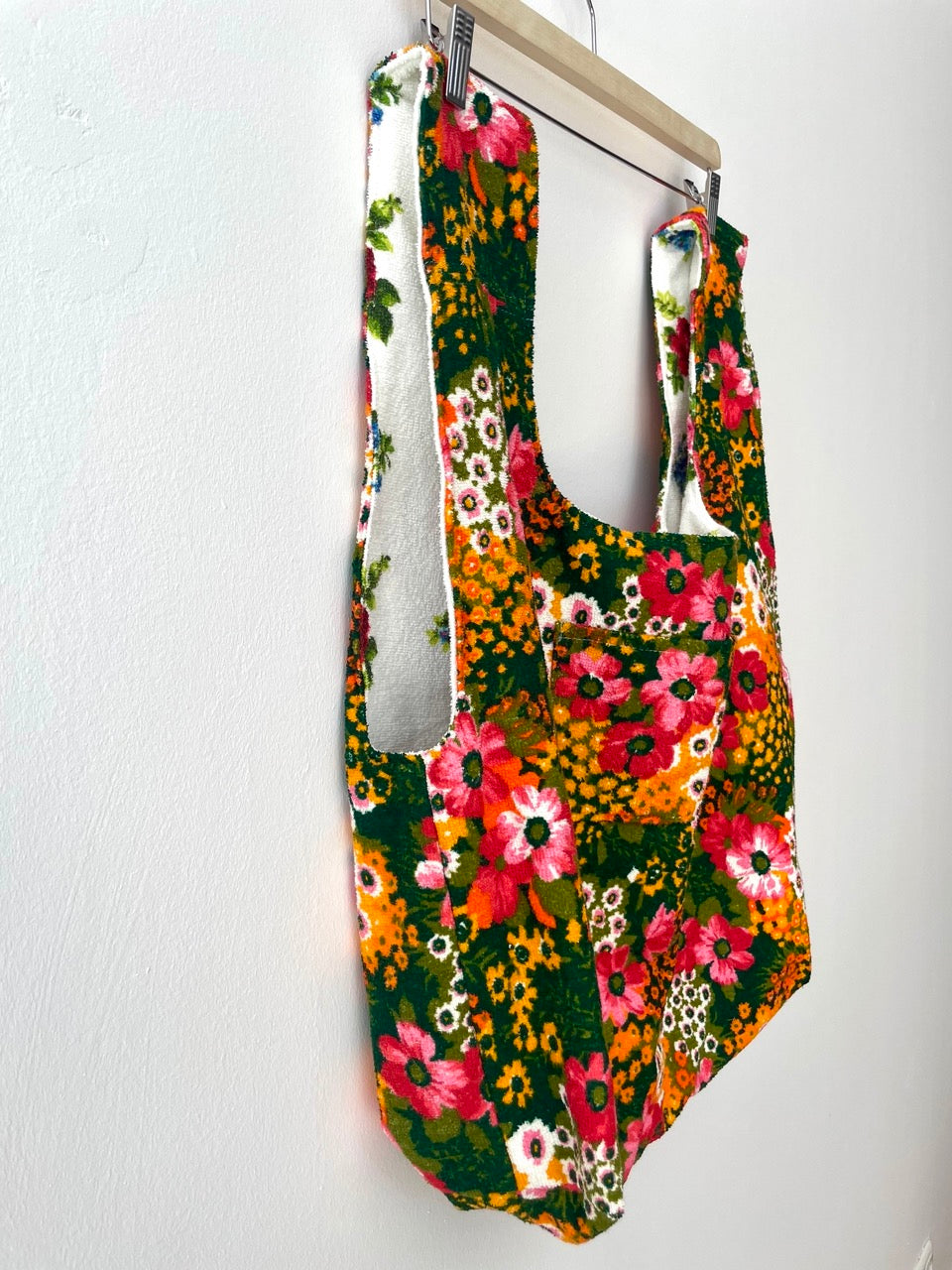 Reversible XXL Shopper flower field