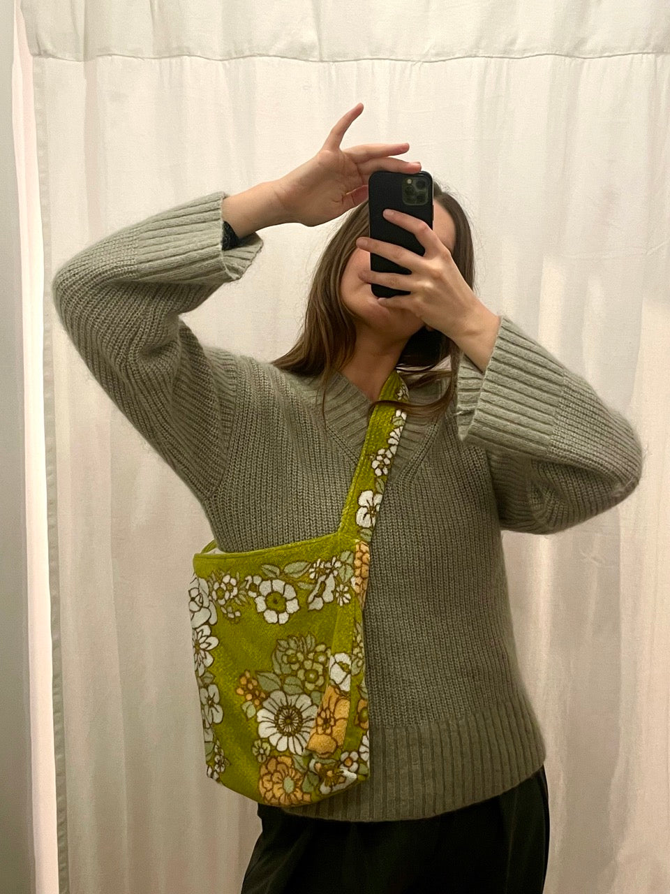 Effi shoulder bag mustard green