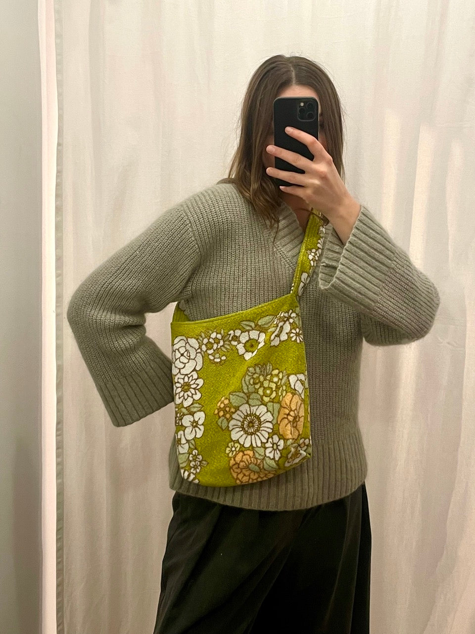 Effi shoulder bag mustard green