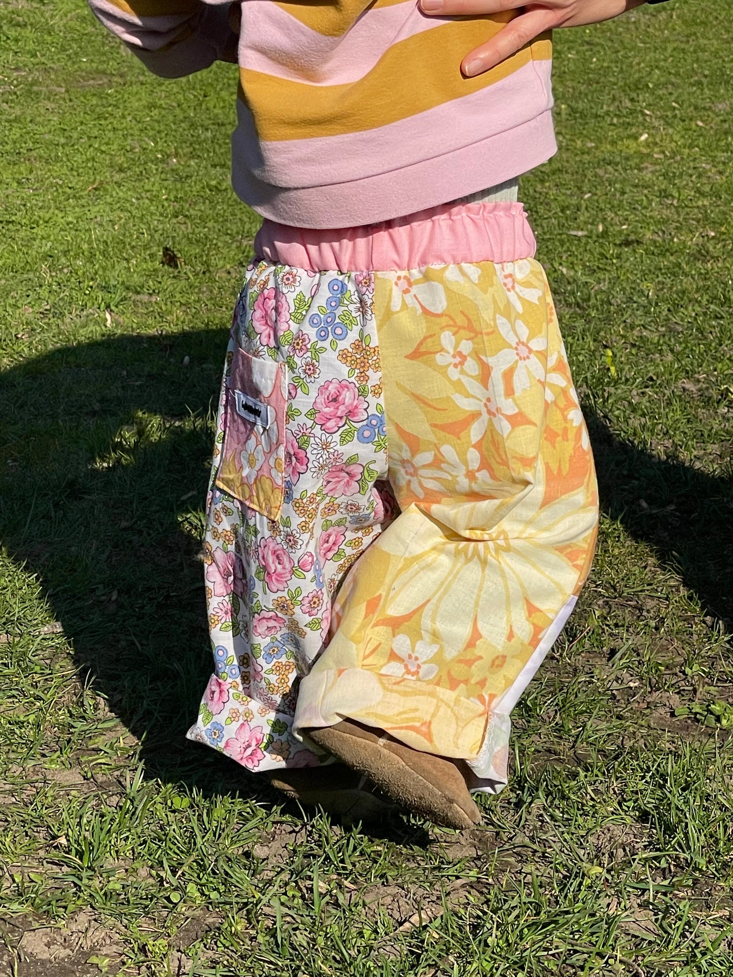 Kids pants pastel blossom - 2y/92-98cm