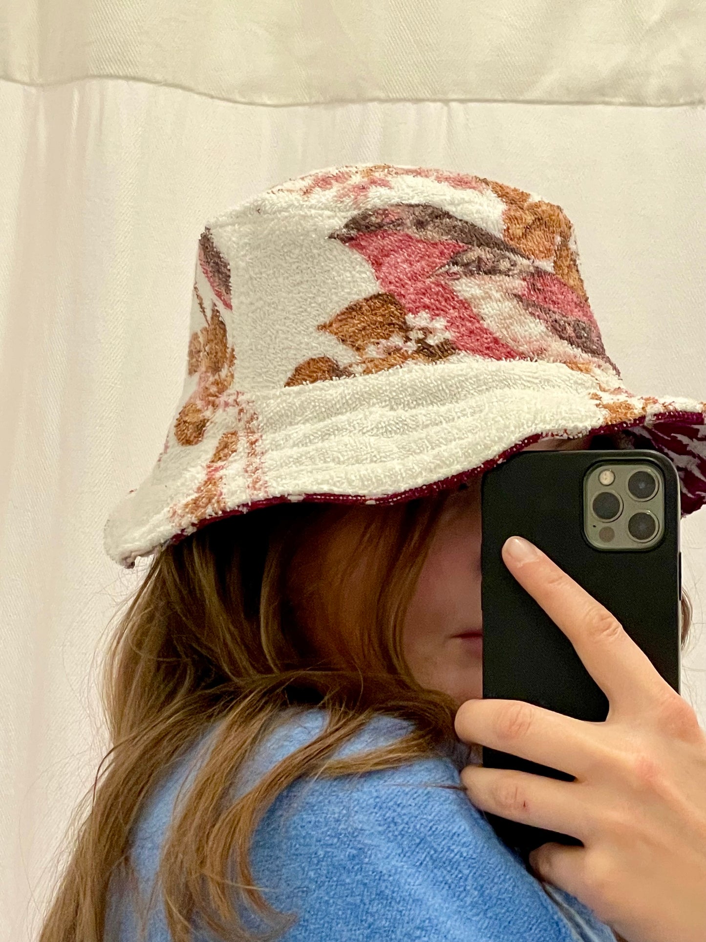 Reversible Bucket Hat birdy / L