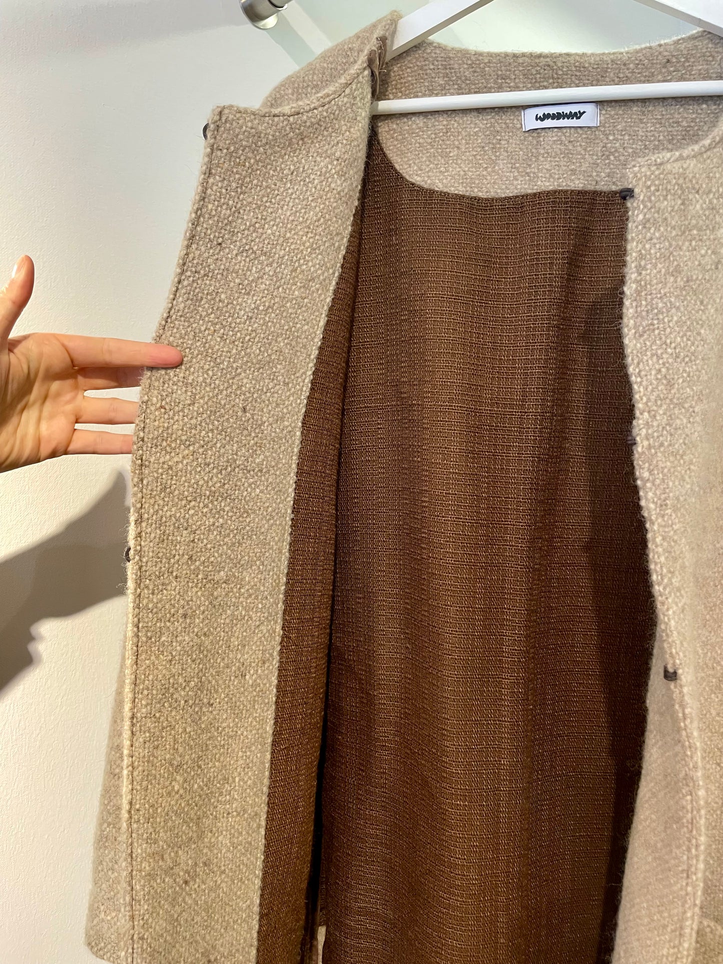 Jacke Emmi Long nature / S-XL