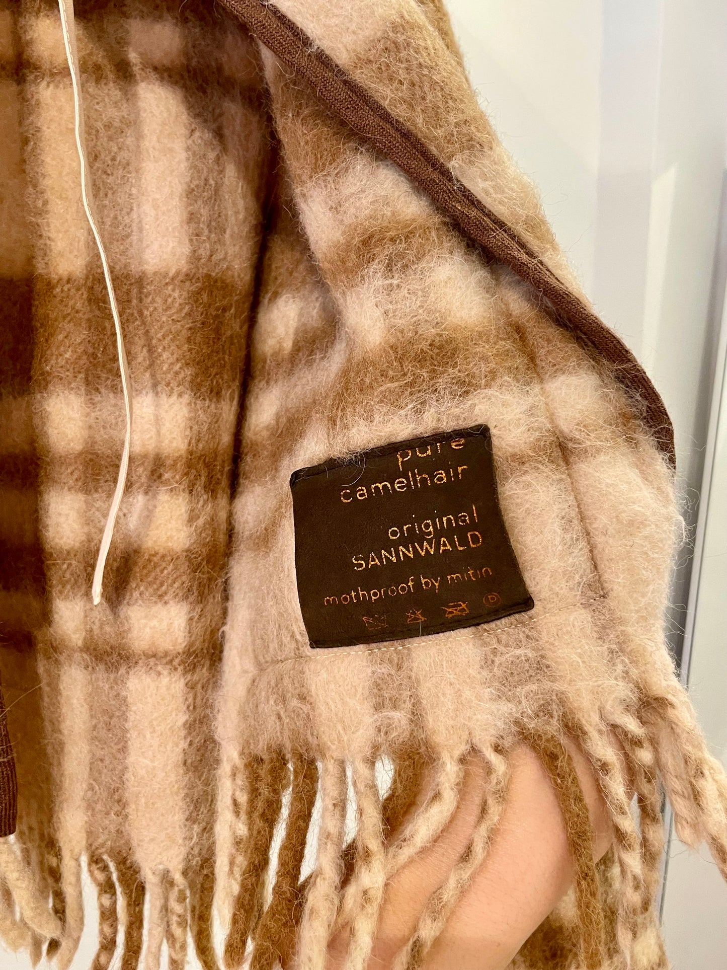 Jacke Emmi Long soft camel / S-XL