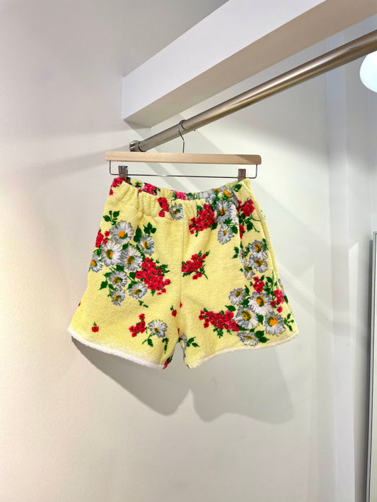 Frottee Shorts citrus flower / M/L