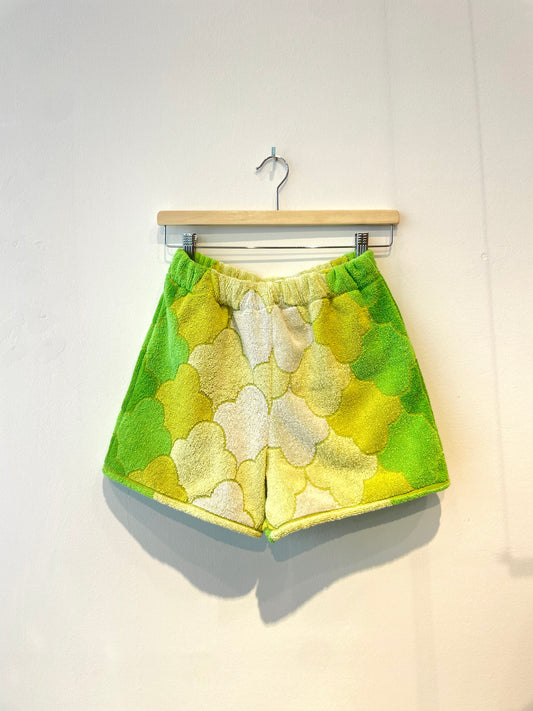 Frottee Shorts papaya green / S/M