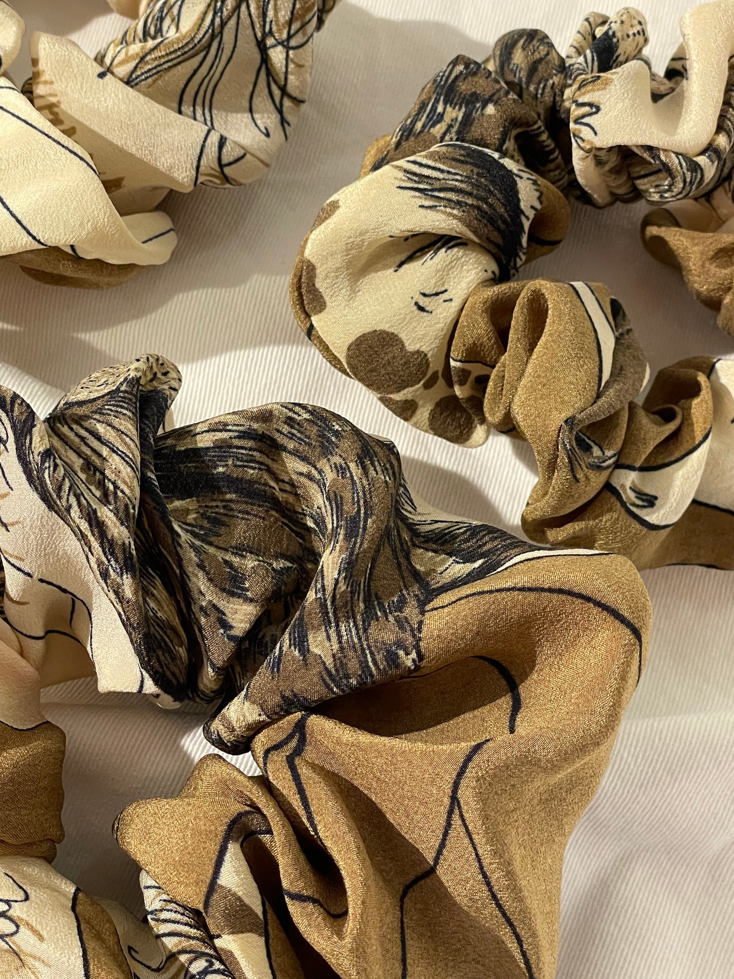 Scrunchie moss green