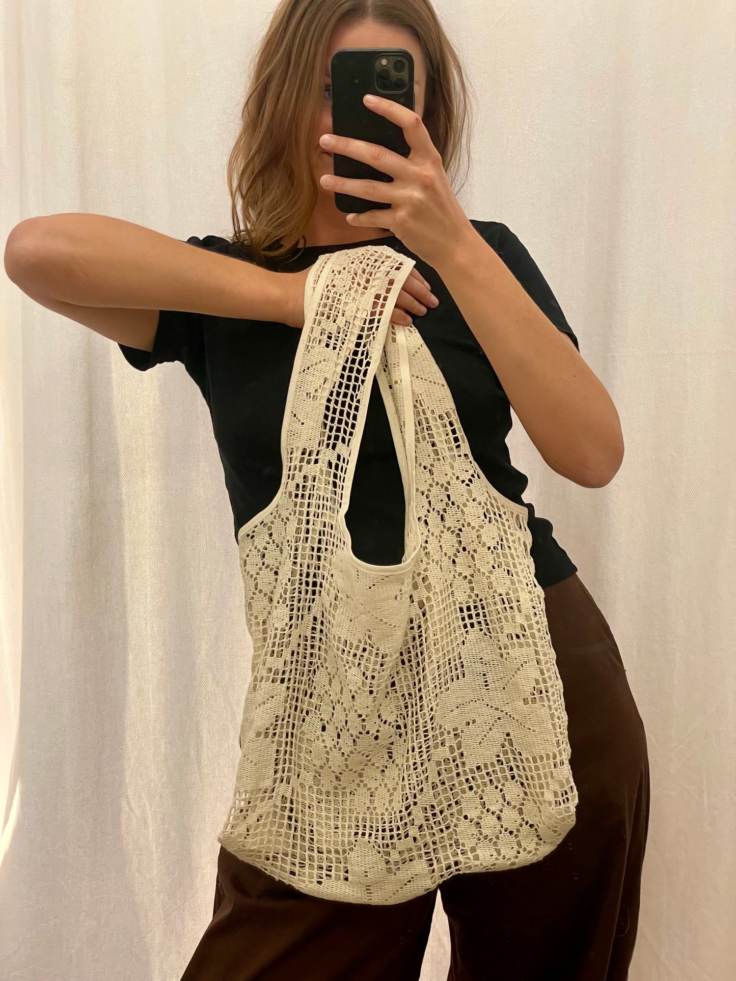 Filet Lace Bag Caroline