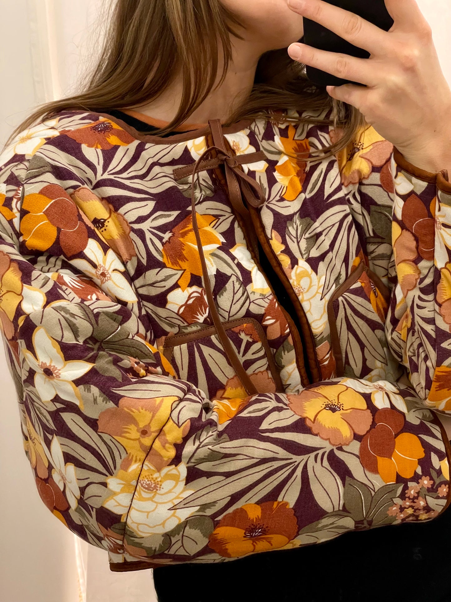 Jacke Emmi 70s flower / S-XL