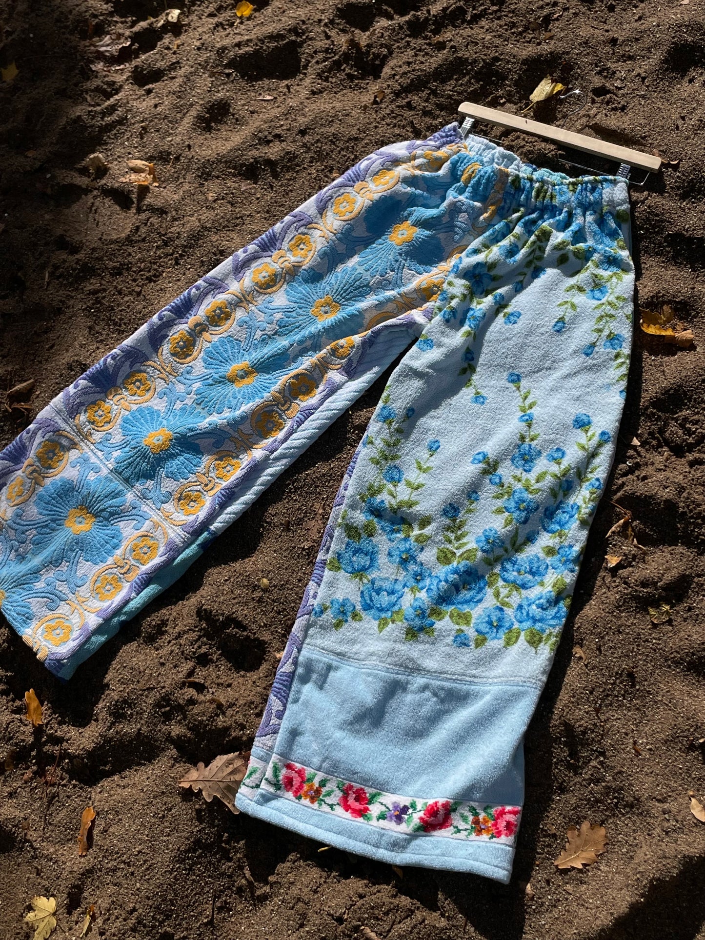 Frottee Pants sky garden / XL