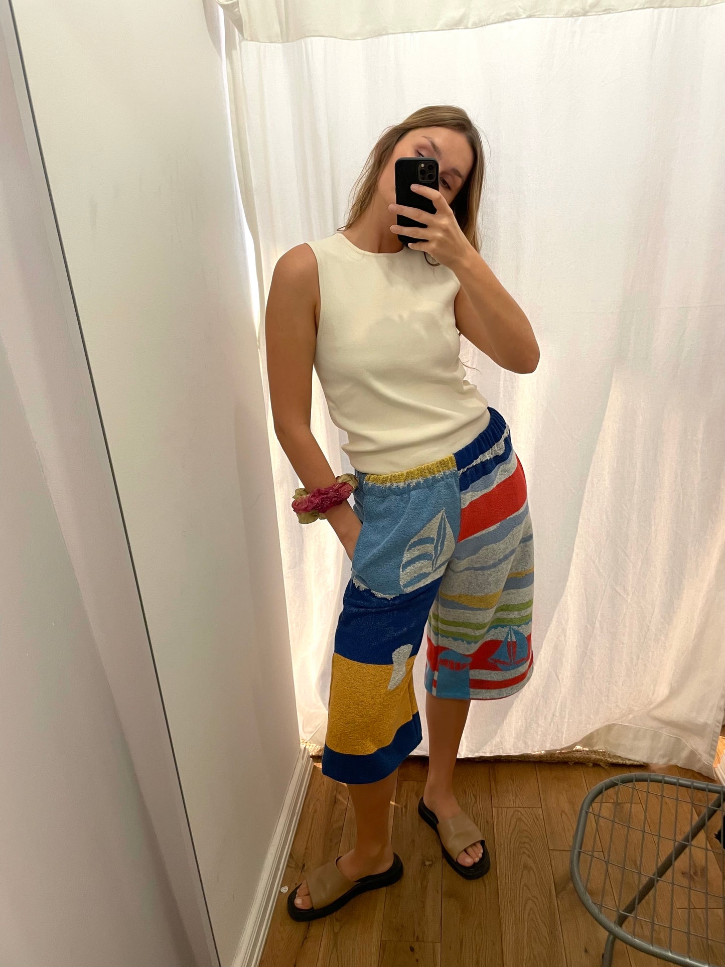 Frottee Pants Baltic Sea / M