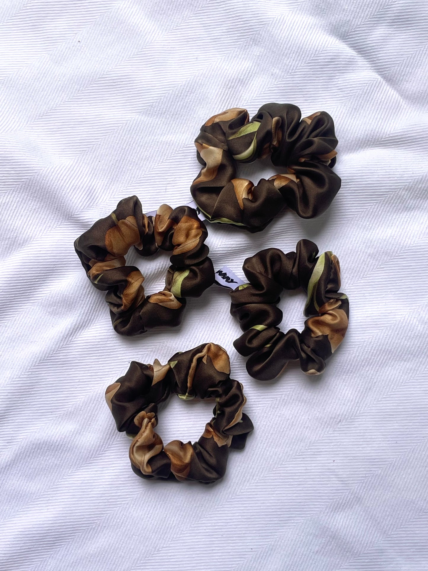Silk Scrunchie olive garden