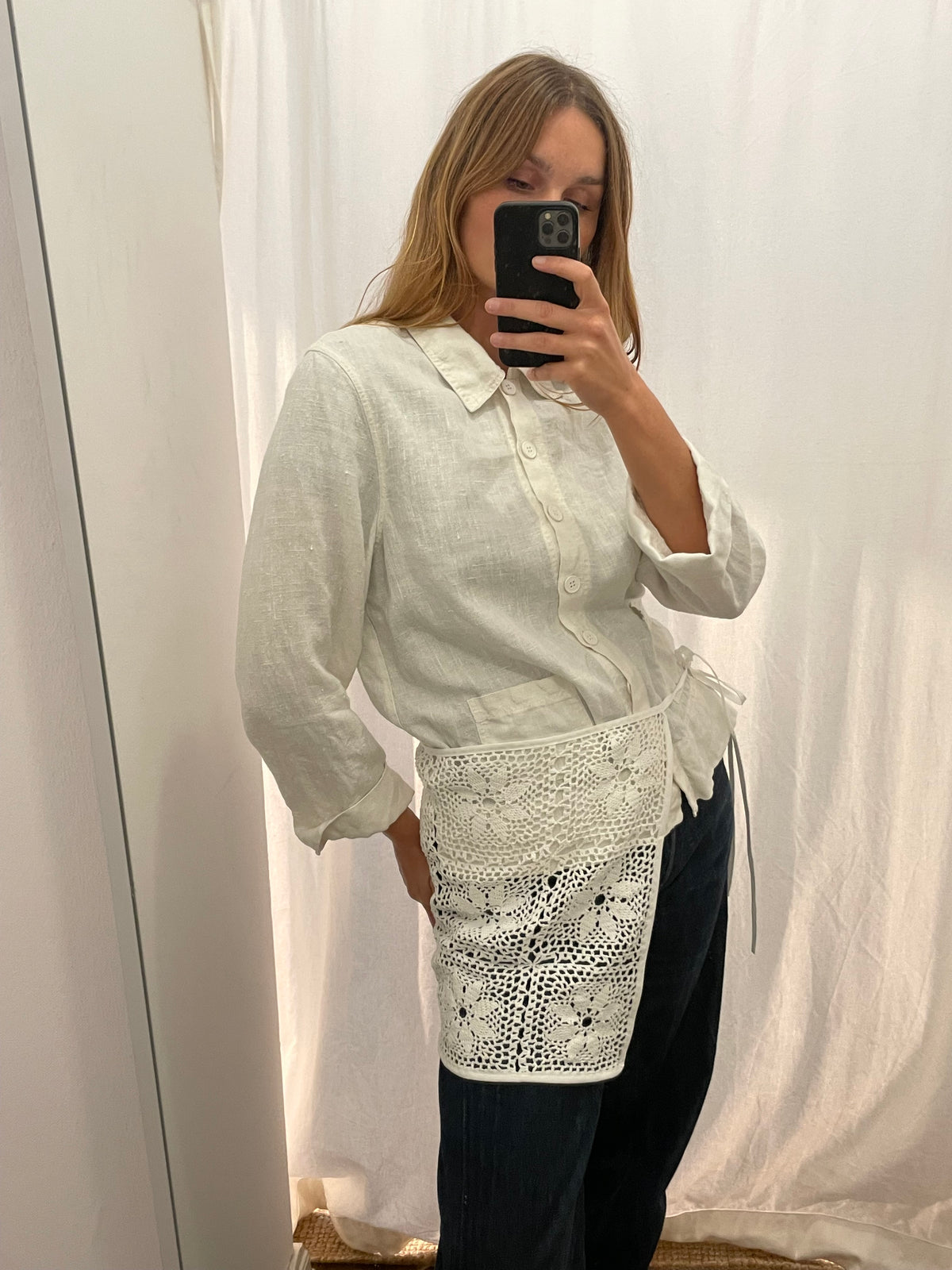 Filet Lace belt #1
