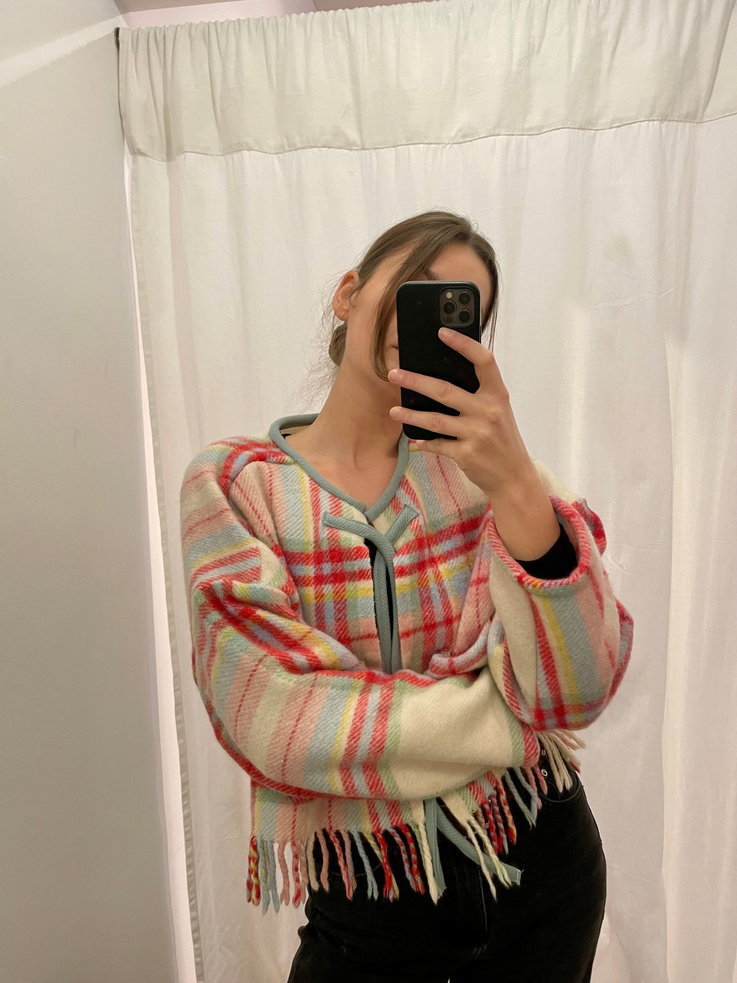 Jacke Emmi colorful tartan/ S-XL