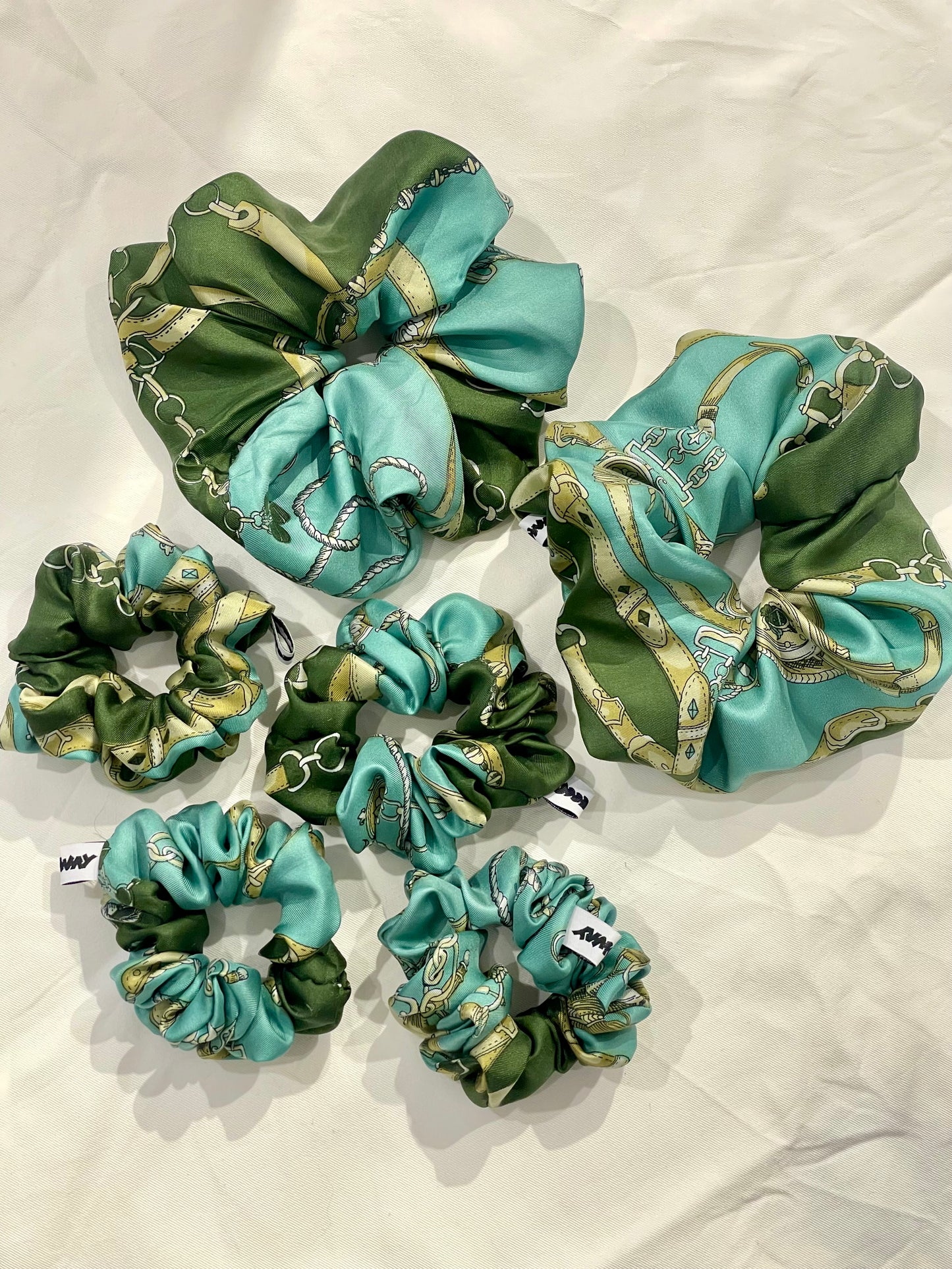 Scrunchie royal green