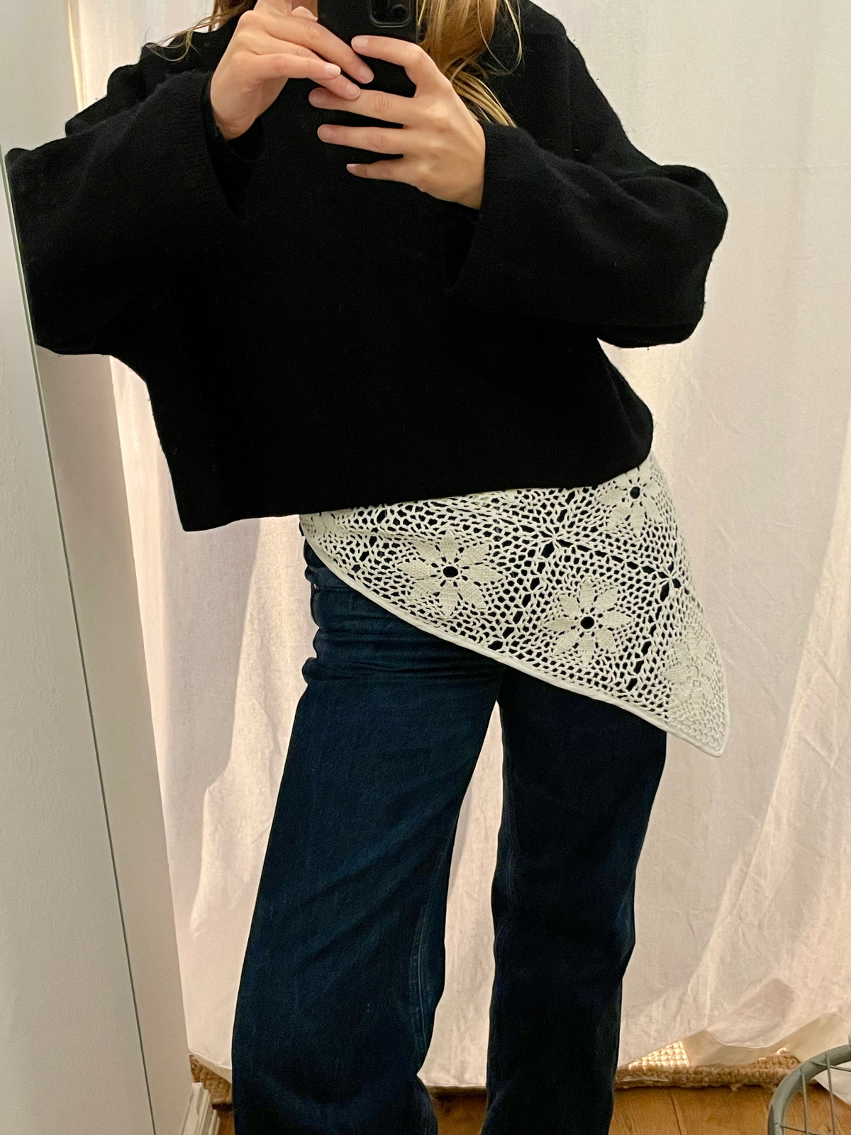 Filet Lace belt #14
